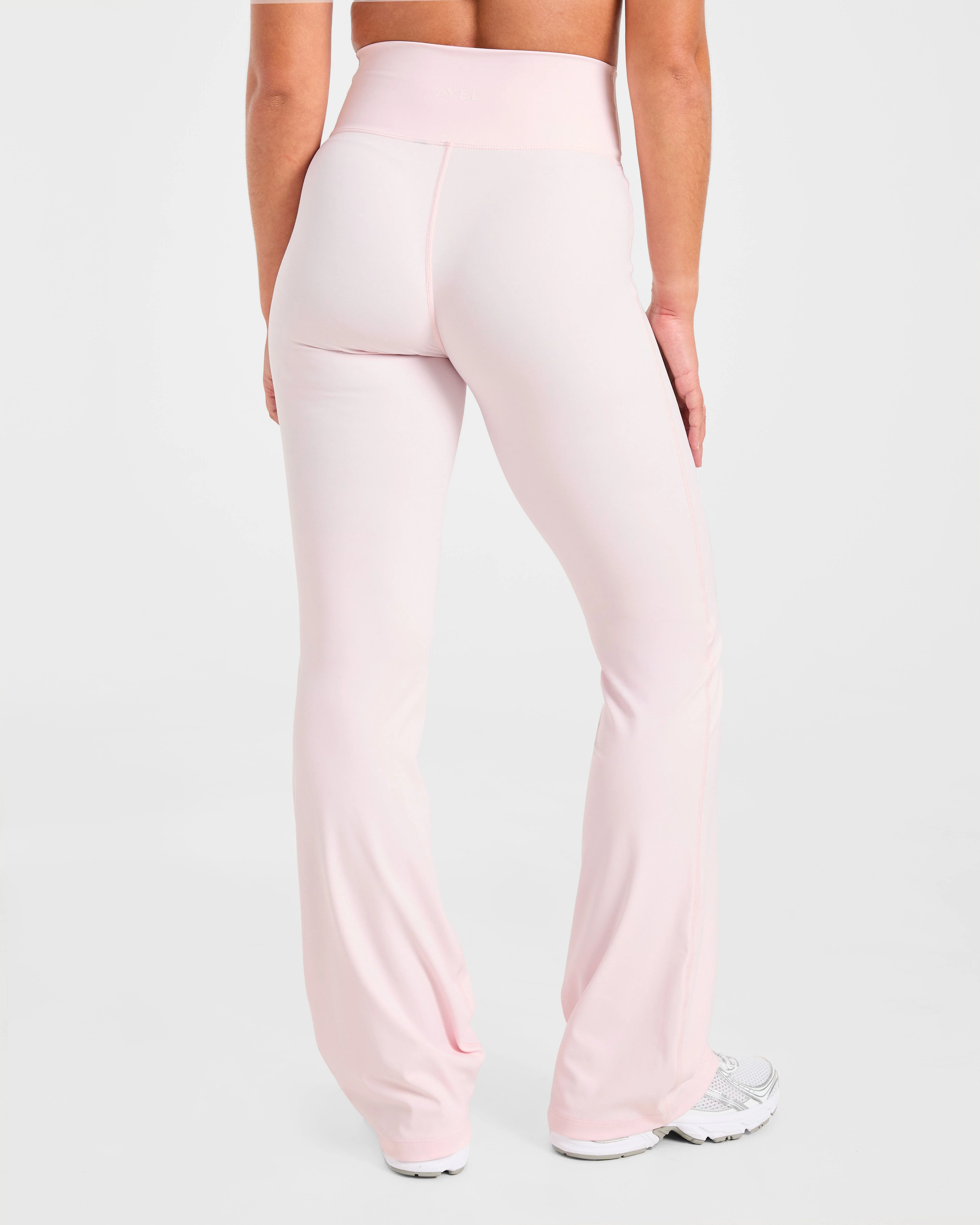 Sculpt Wrap Flared Leggings - Iced Rose - Image 2