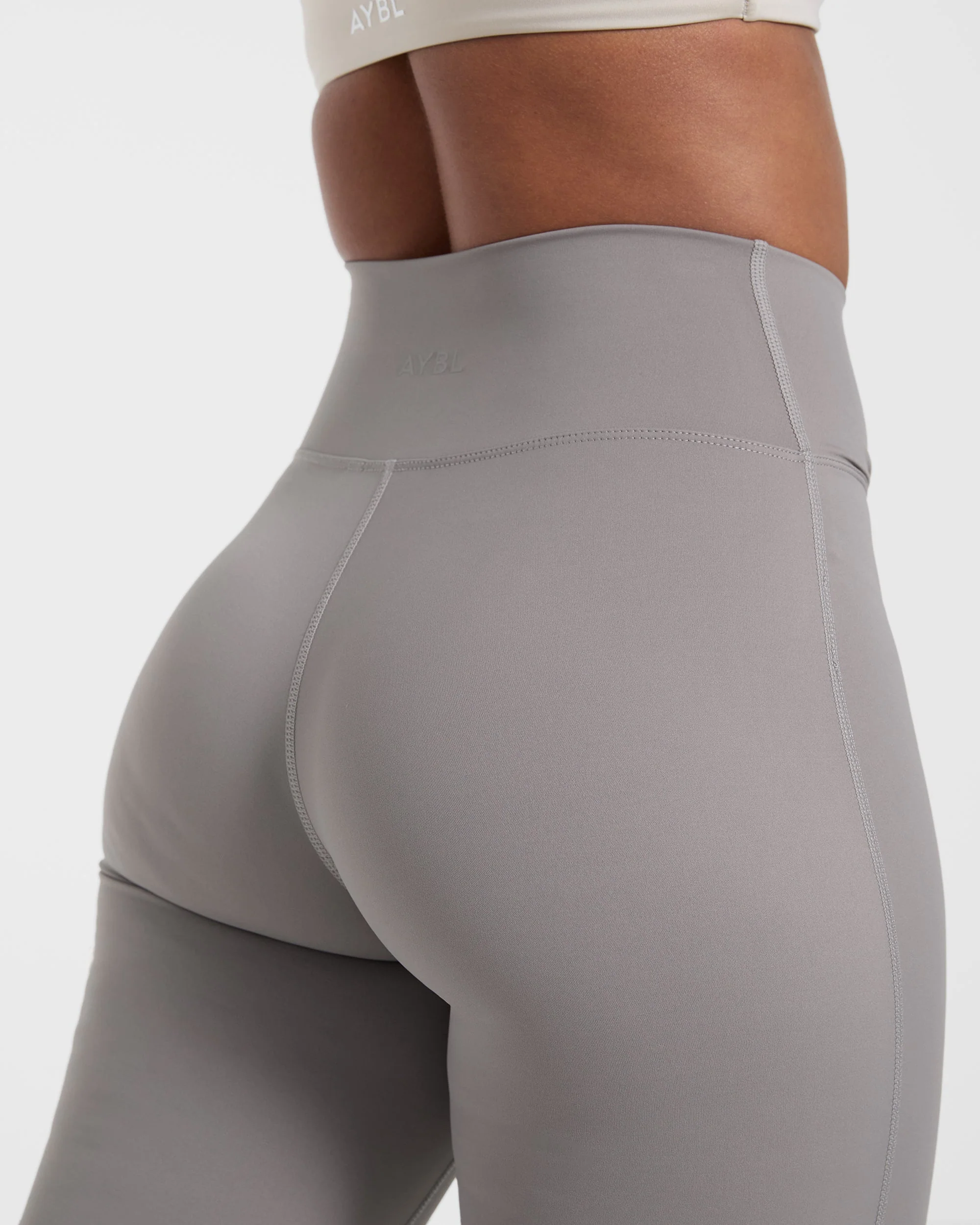 Sculpt Wrap Flared Leggings - Smoke Gris - Image 6