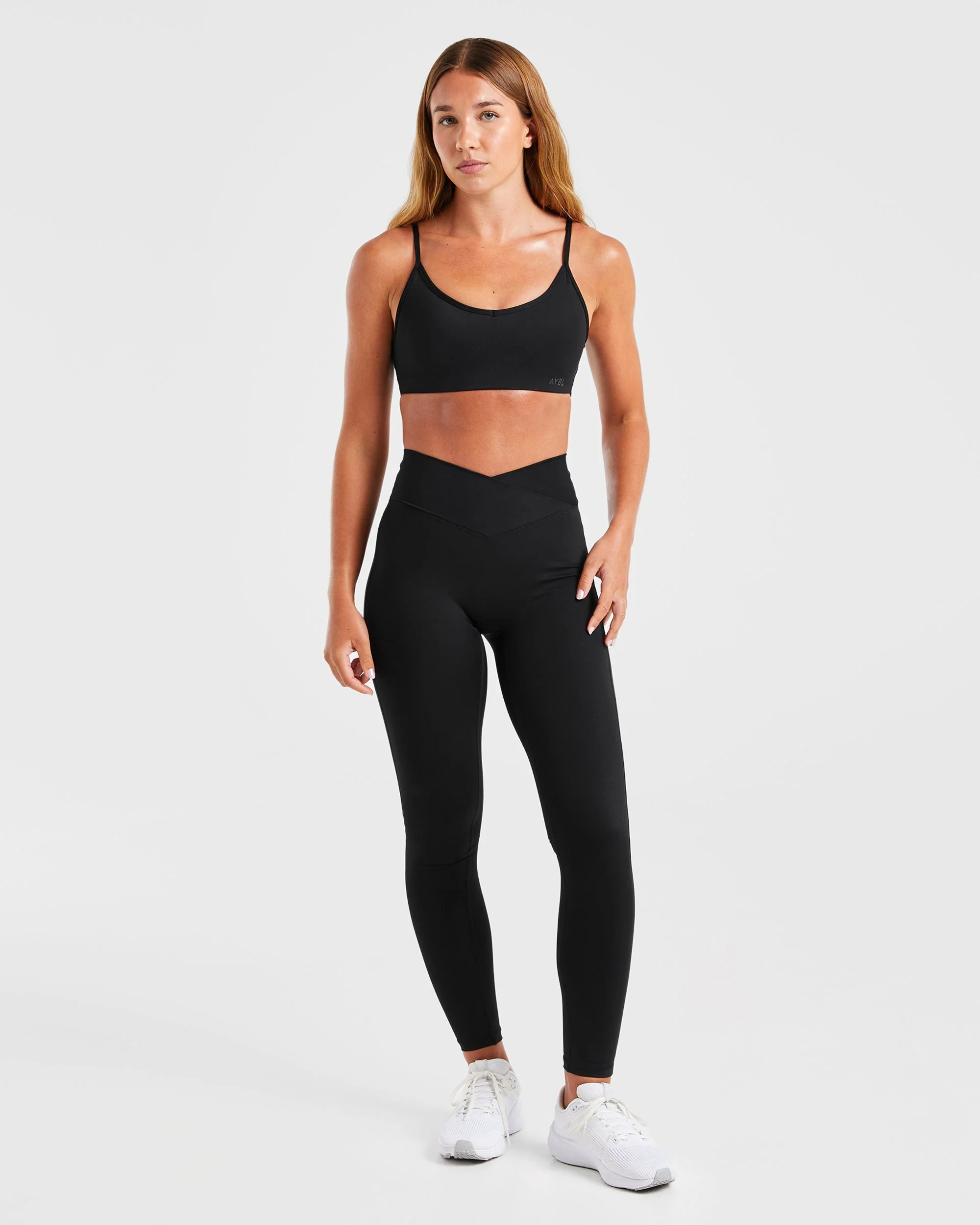 Sculpt Wrap Leggings - Noir - Image 3