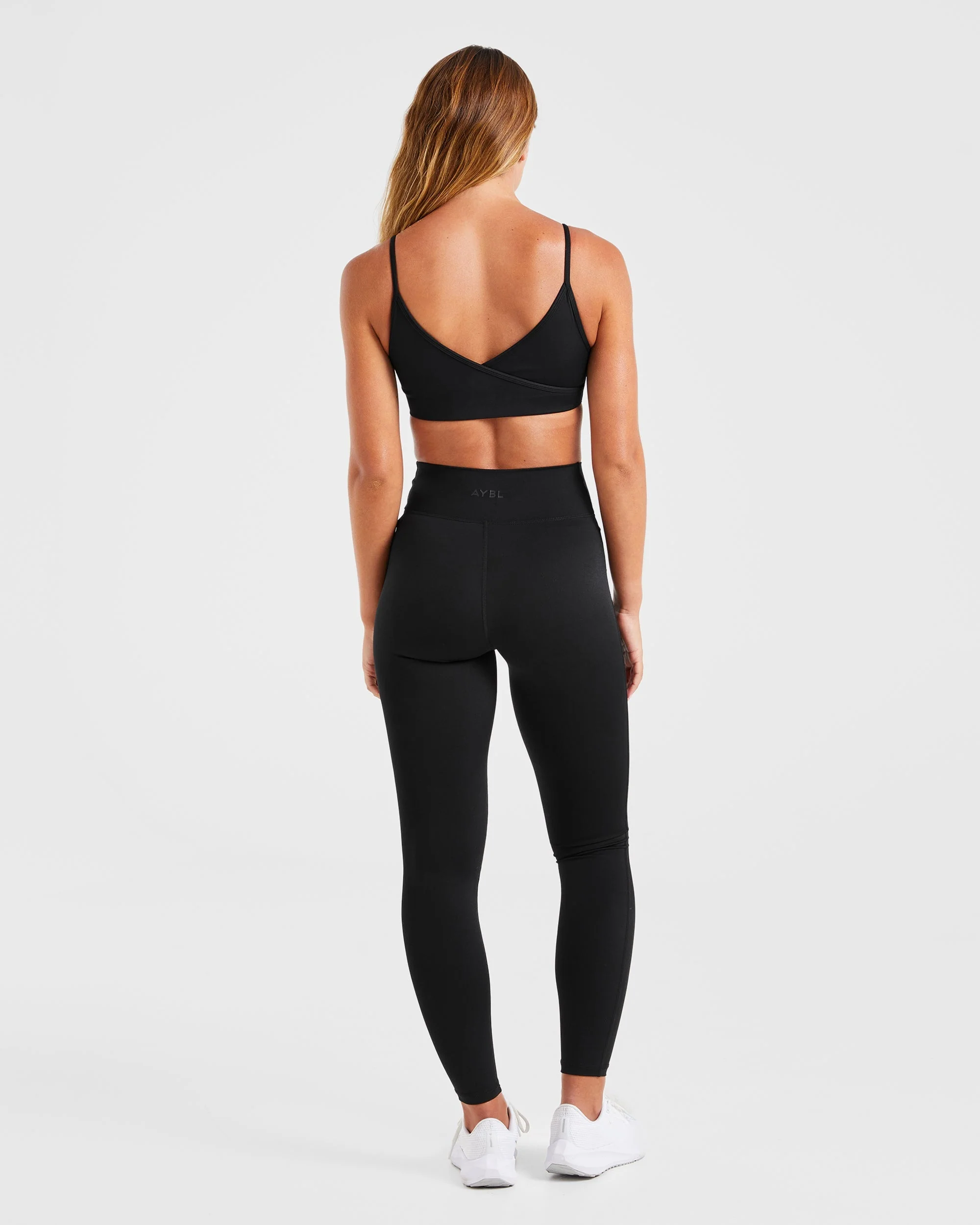 Sculpt Wrap Leggings - Noir - Image 4