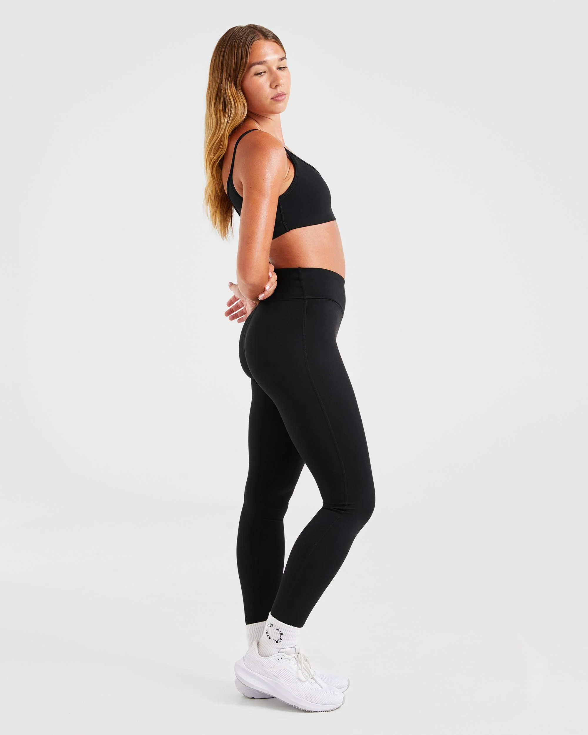 Sculpt Wrap Leggings - Noir - Image 7