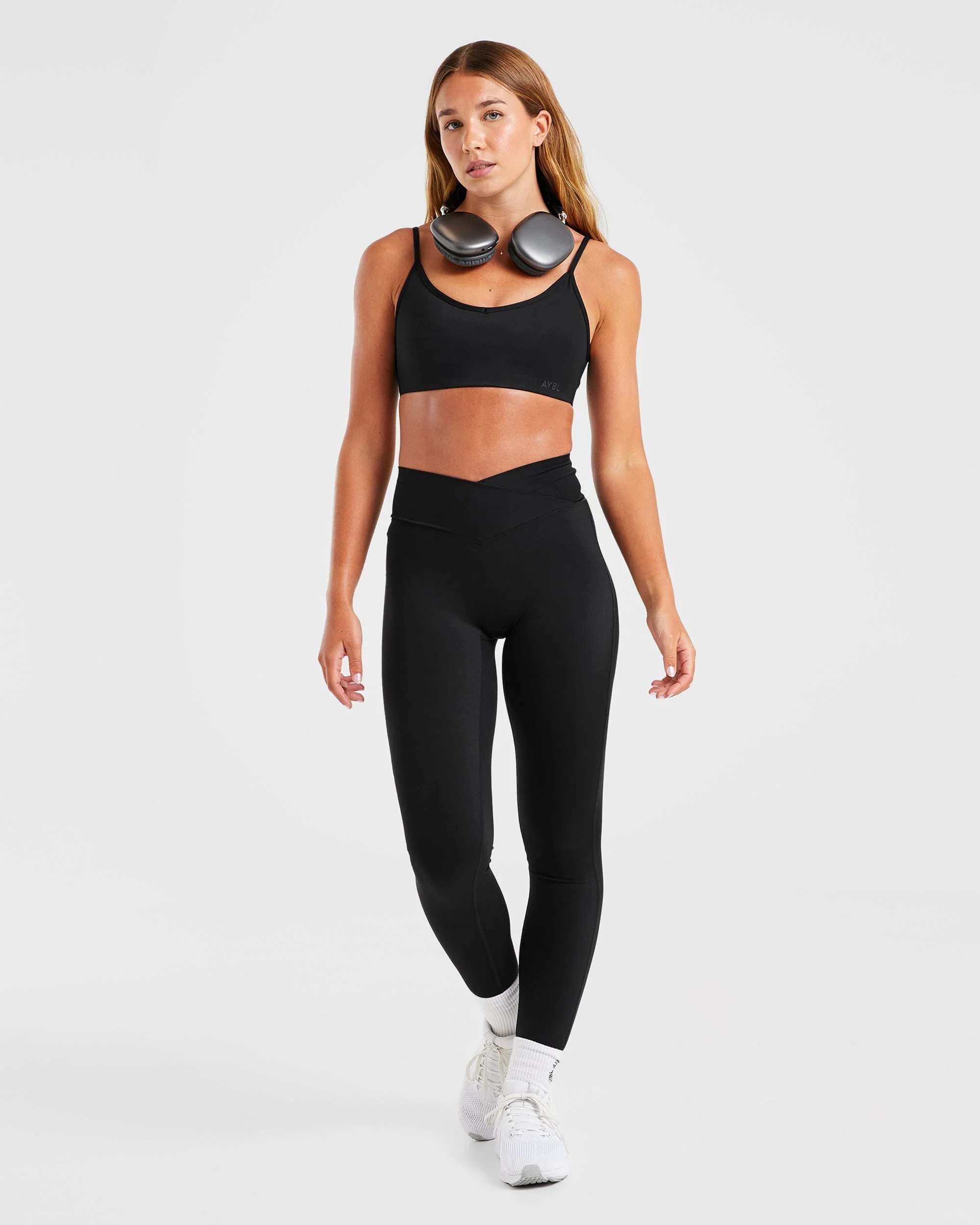 Sculpt Wrap Leggings - Noir - Image 8