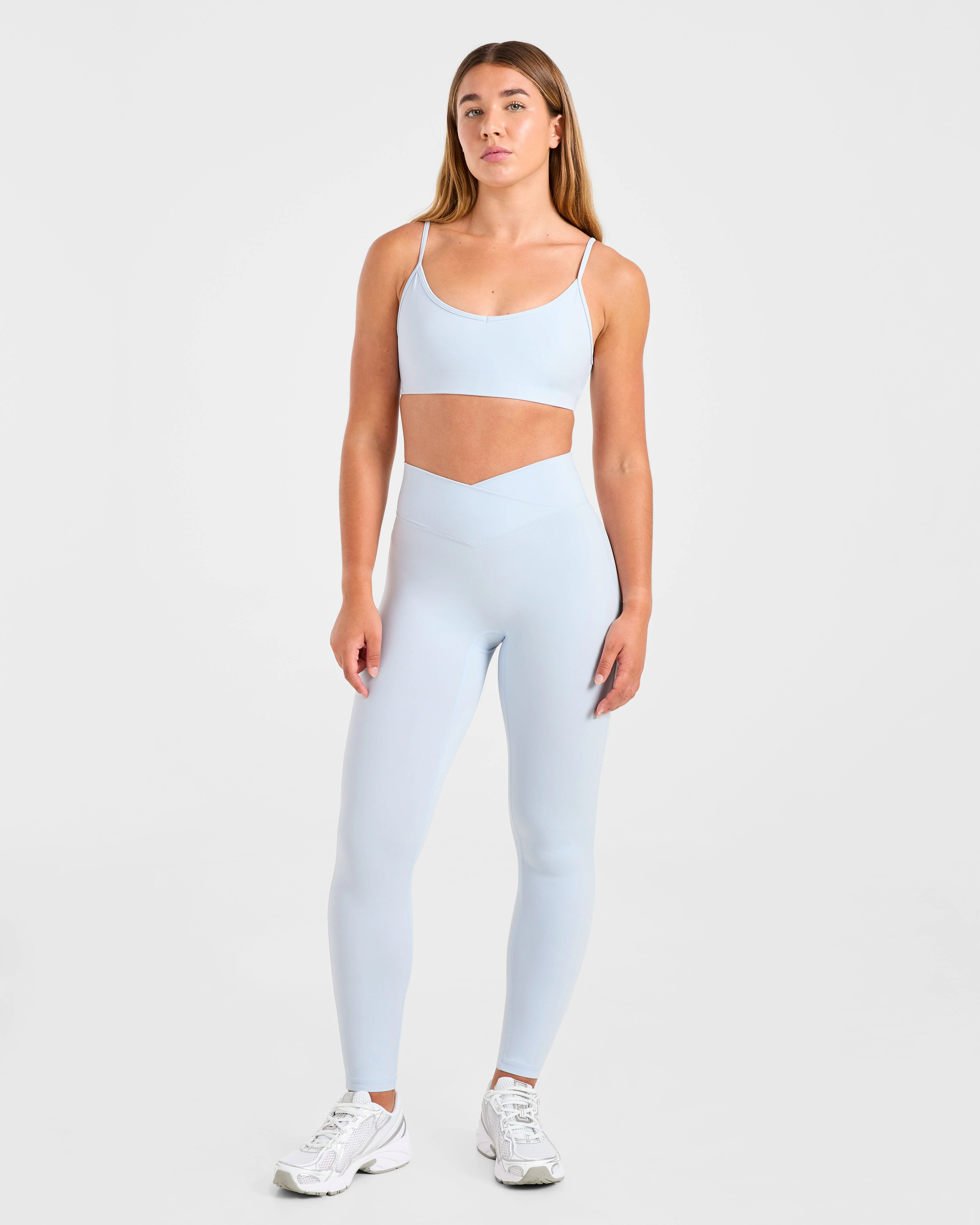 Sculpt Wrap Leggings - Iced Bleu - Image 3
