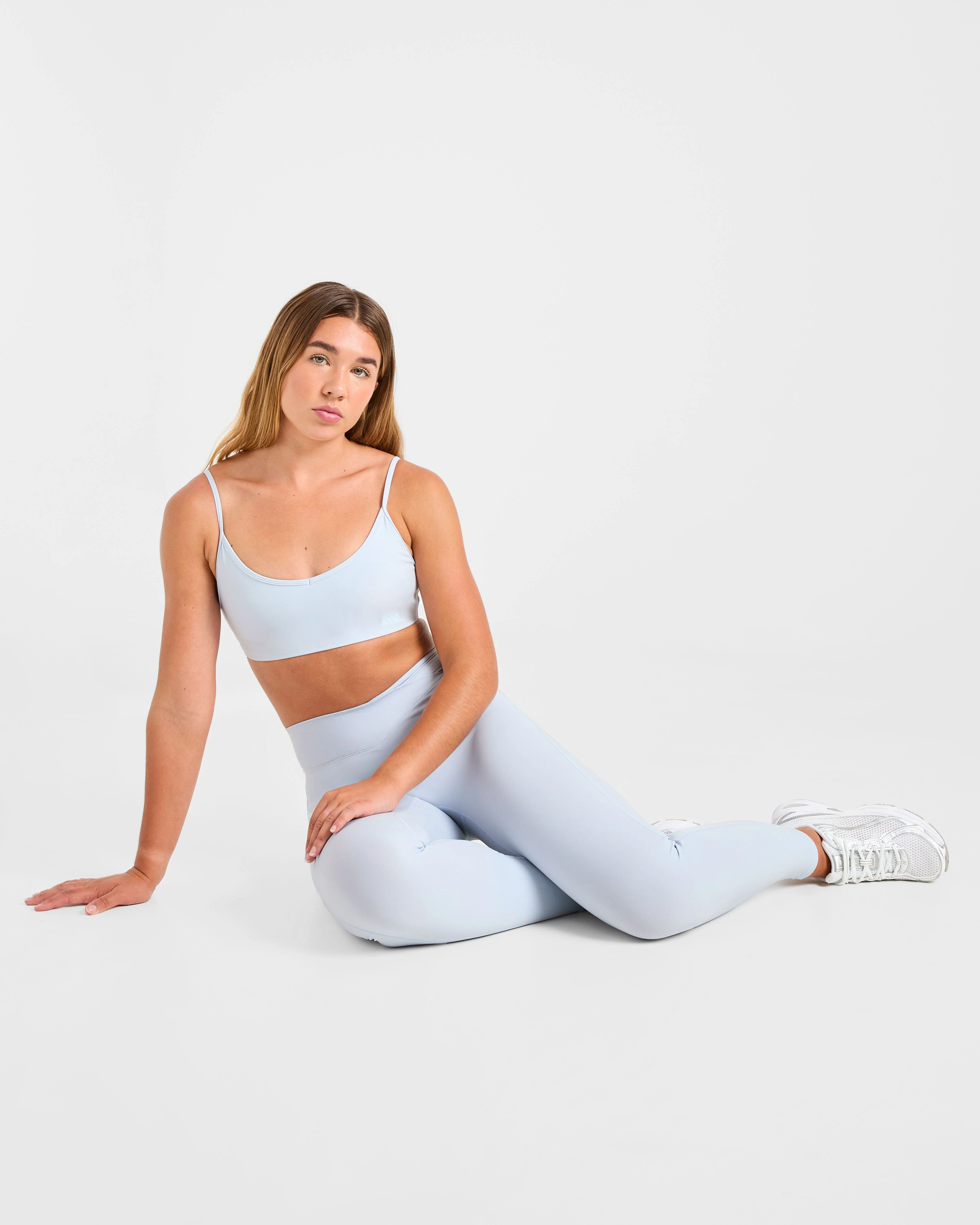 Sculpt Wrap Leggings - Iced Bleu - Image 8