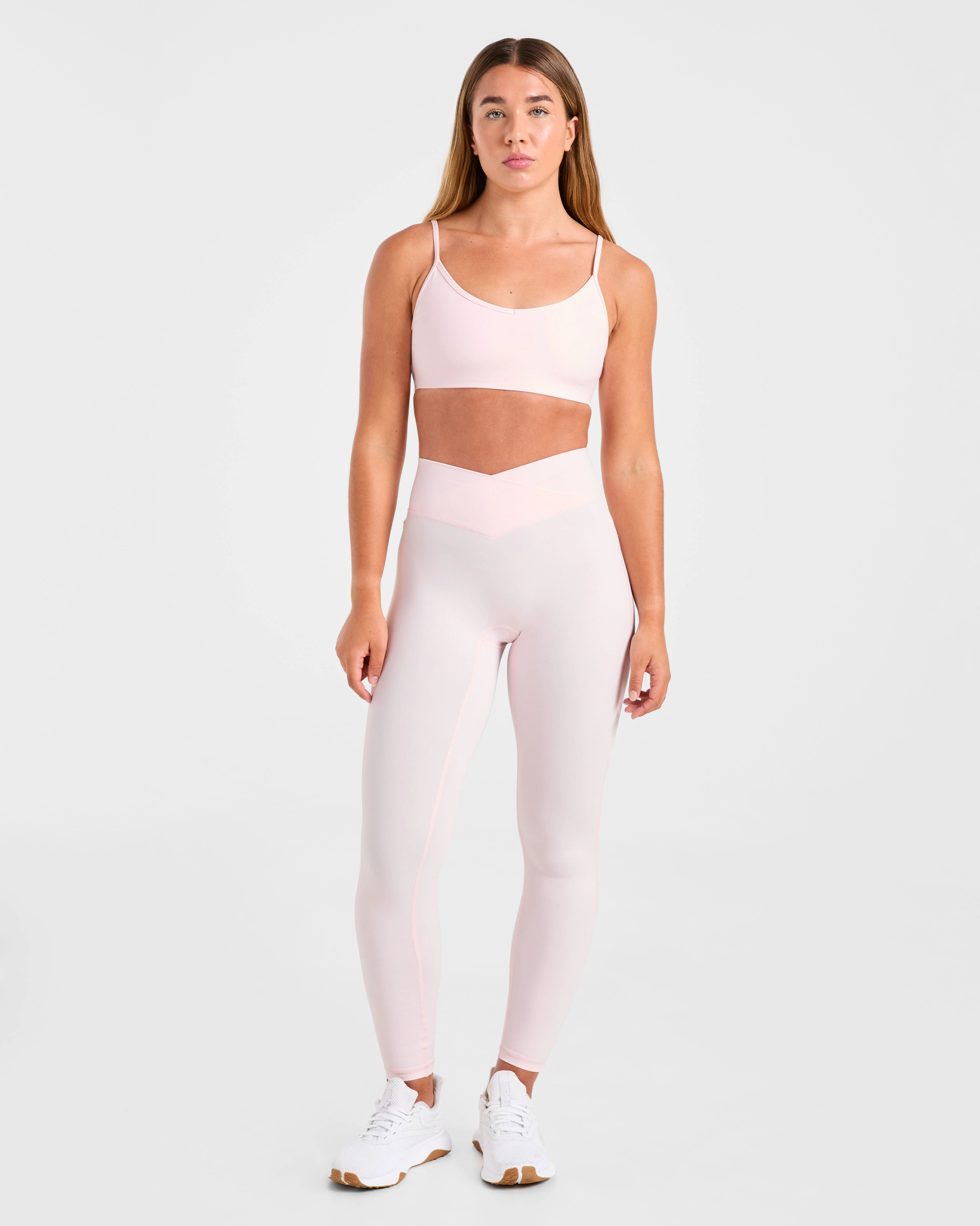 Sculpt Wrap Leggings - Iced Rose - Image 3