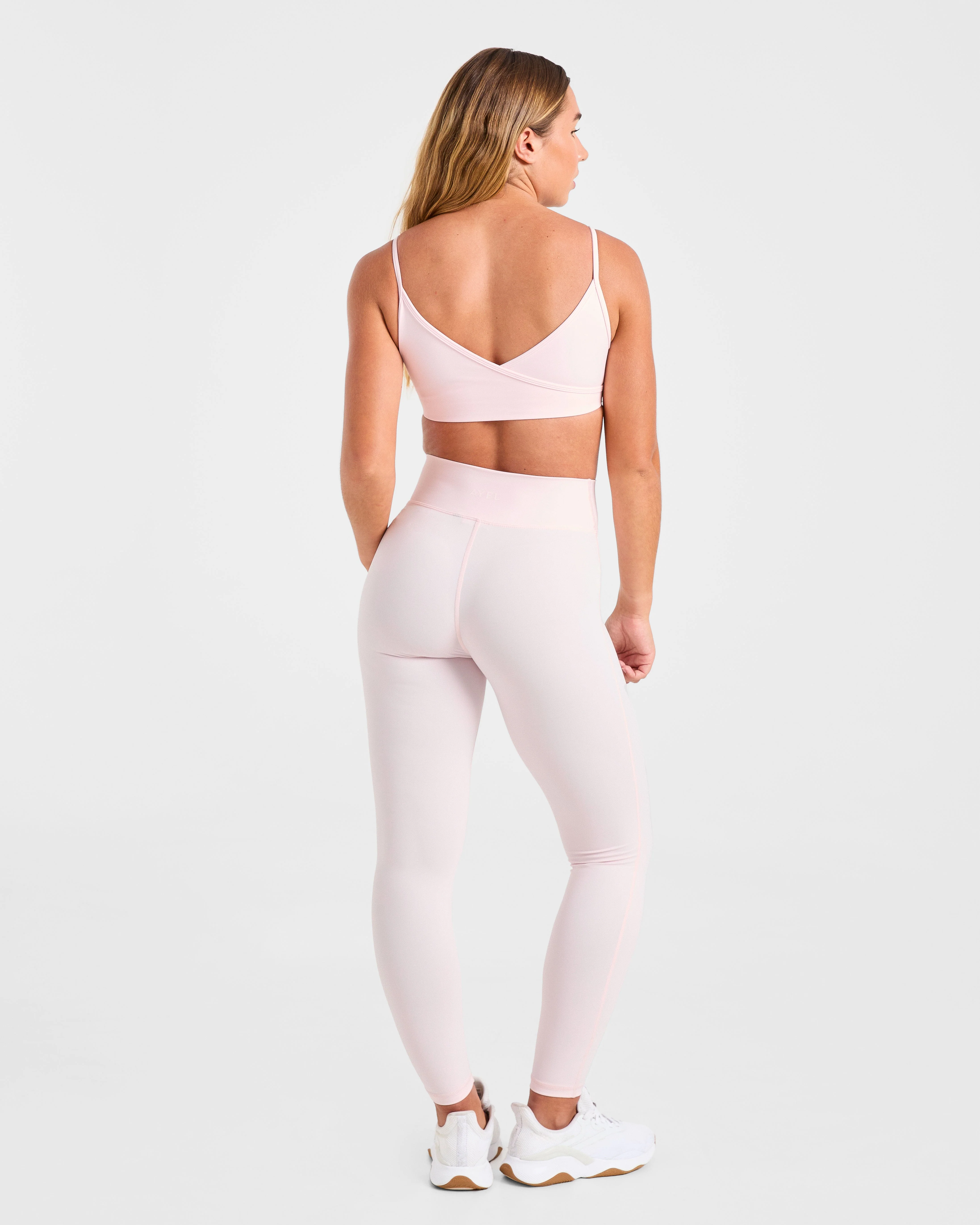 Sculpt Wrap Leggings - Iced Rose - Image 4