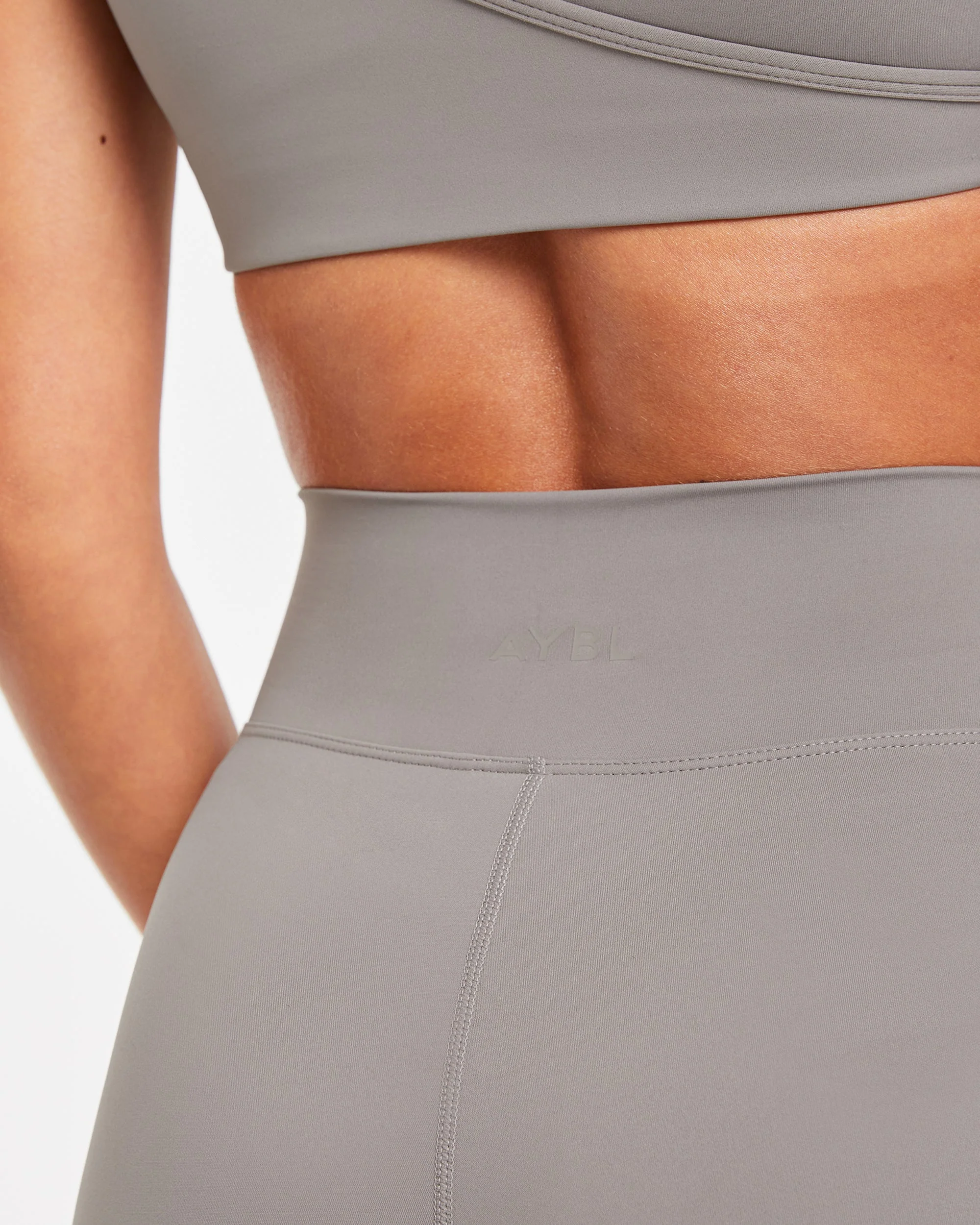 Sculpt Wrap Leggings - Smoke Gris - Image 6