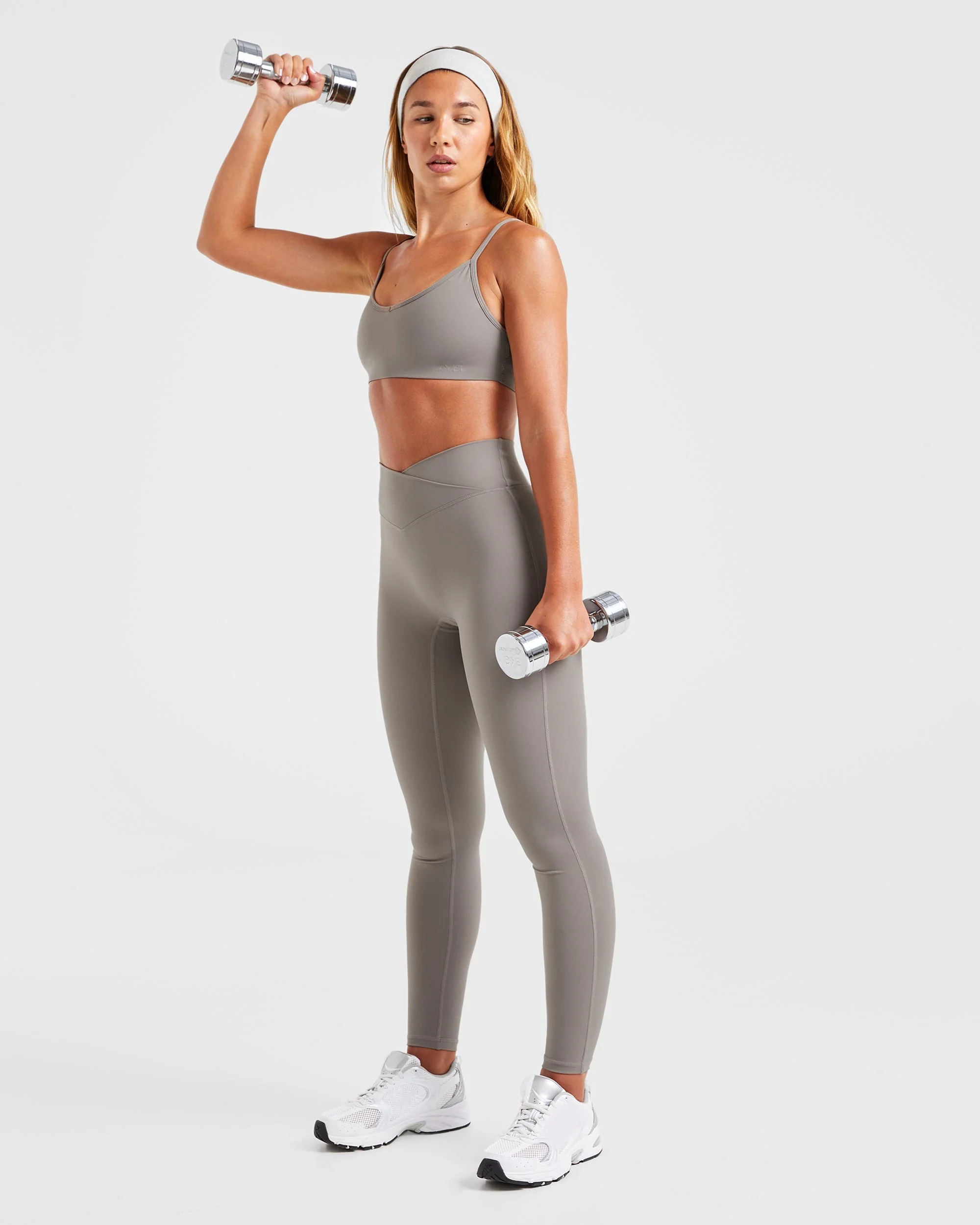 Sculpt Wrap Leggings - Smoke Gris - Image 7