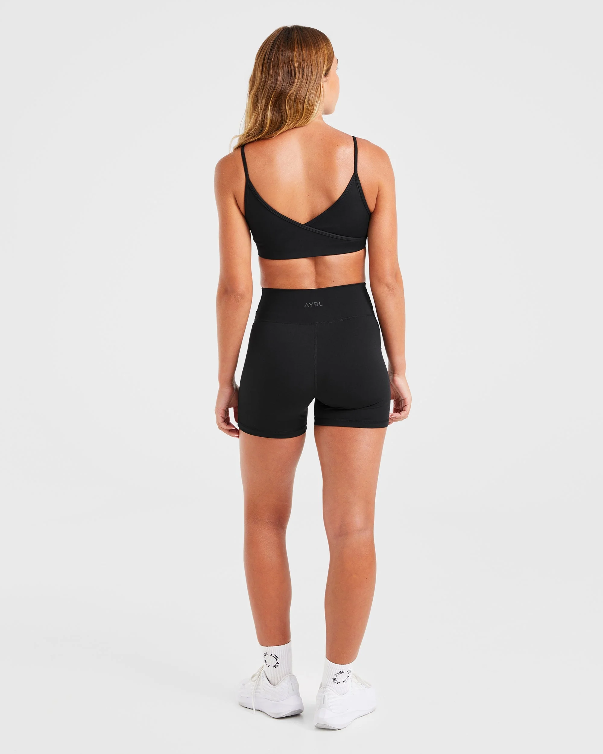 Sculpt Wrap Shorts - Noir - Image 4
