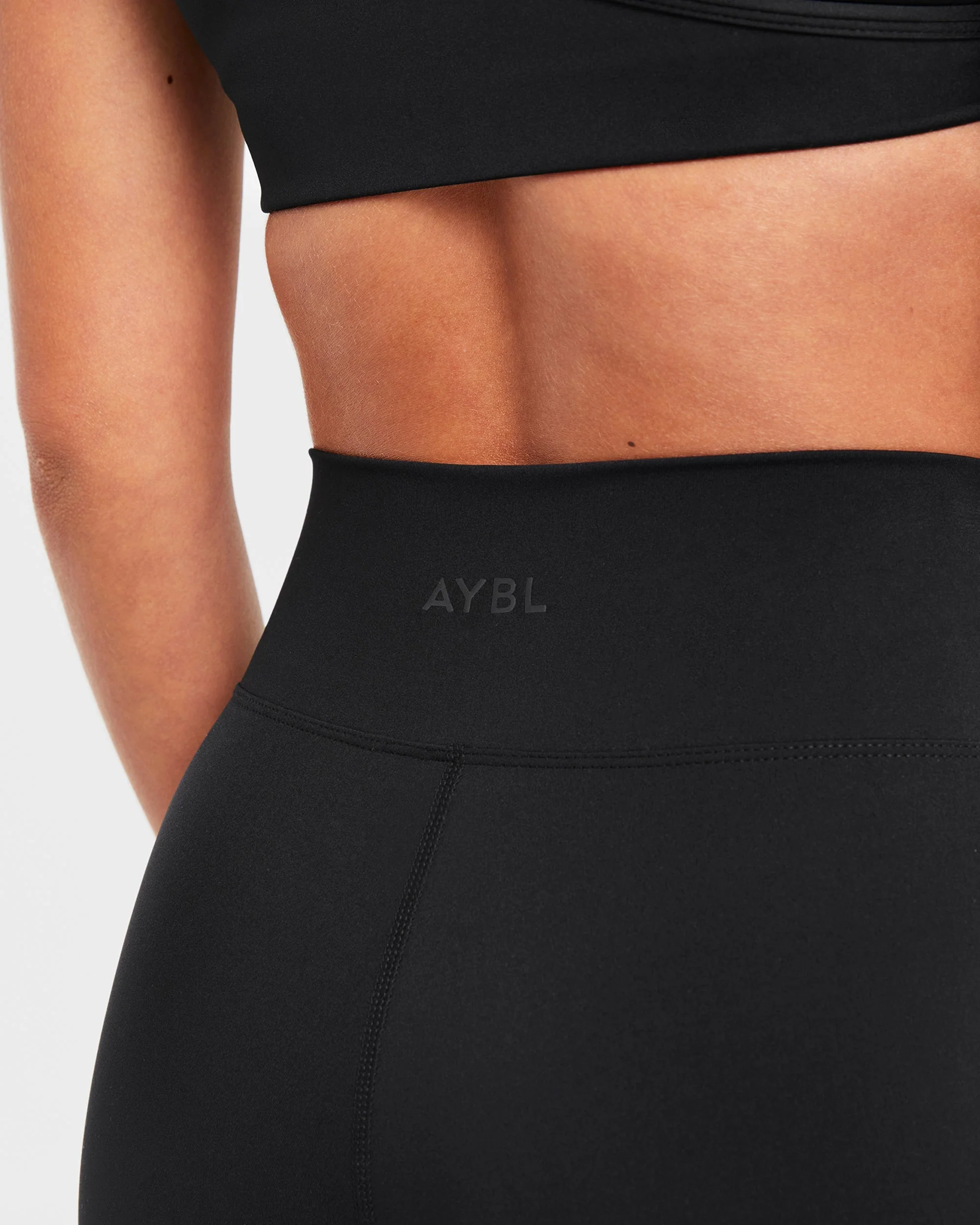 Sculpt Wrap Shorts - Noir - Image 6