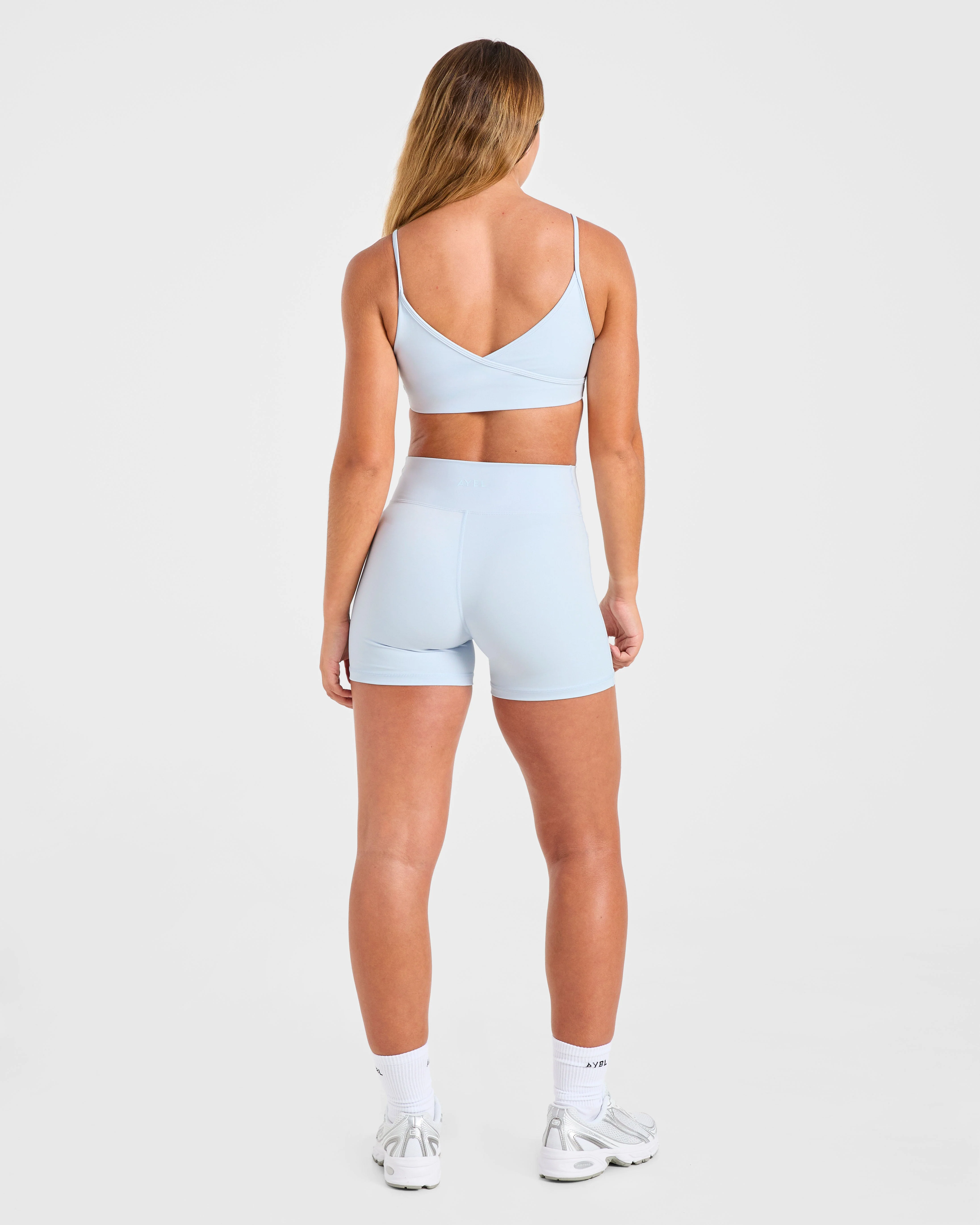 Sculpt Wrap Shorts - Iced Bleu - Image 4