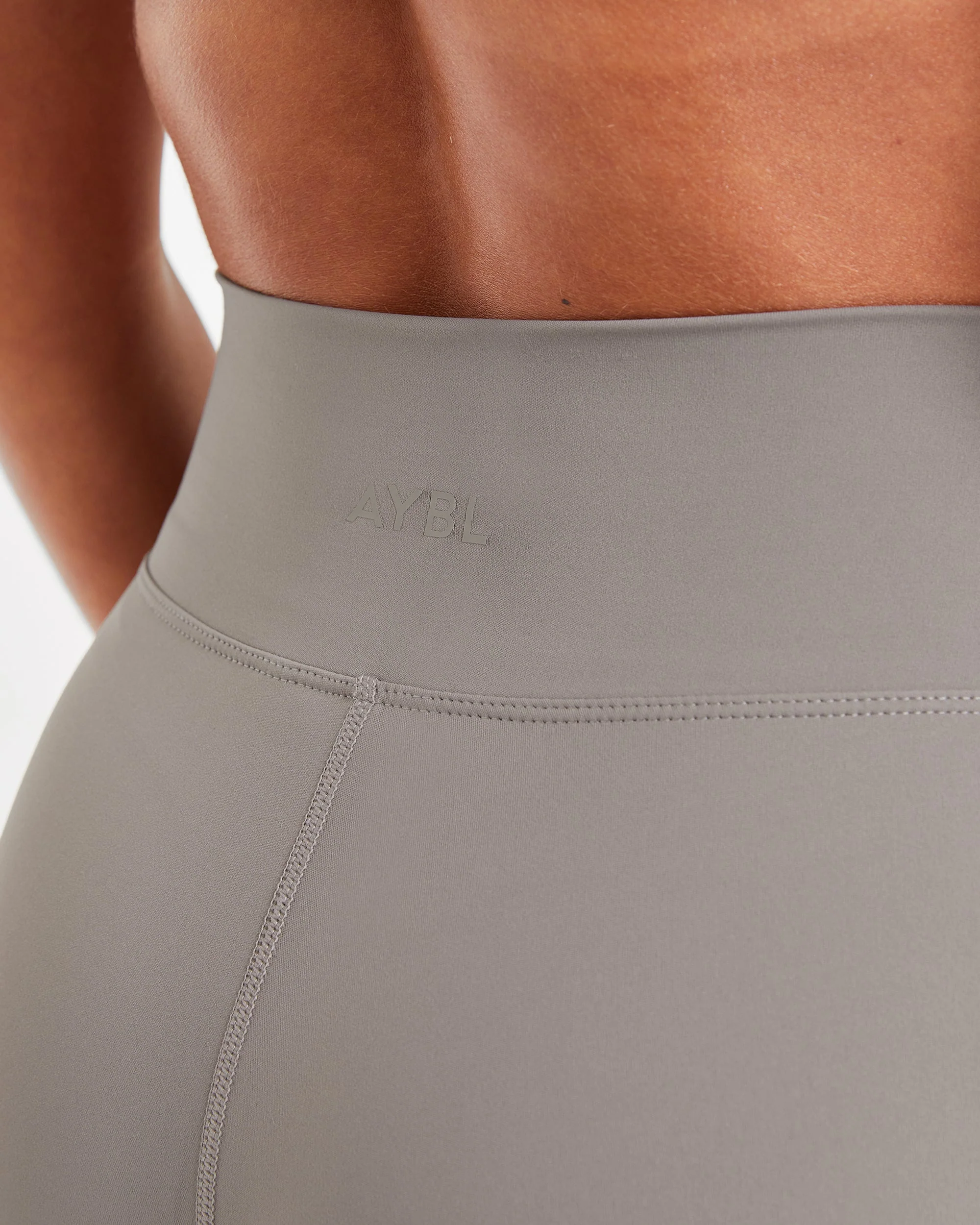 Sculpt Wrap Shorts - Smoke Gris - Image 6