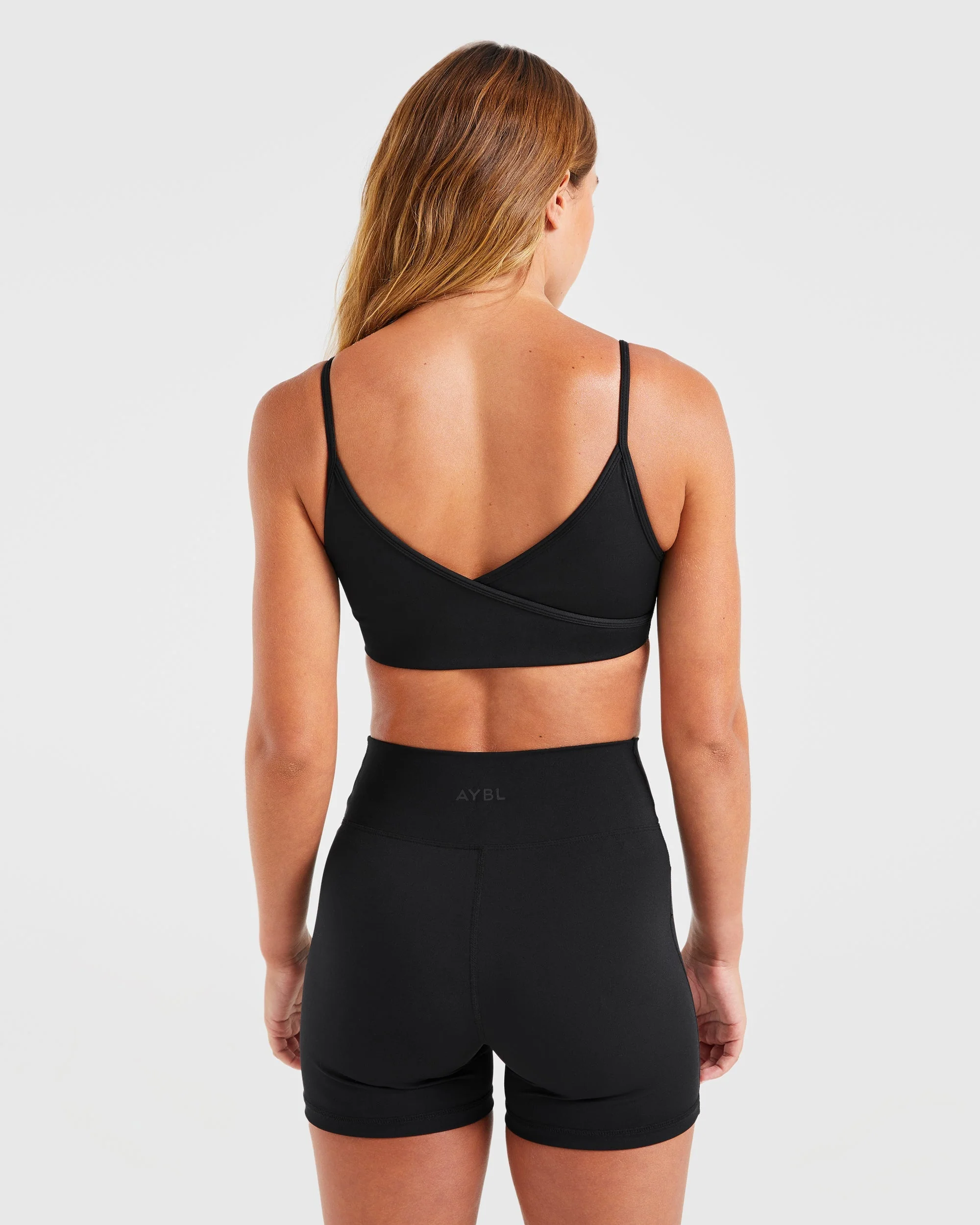 Sculpt Wrap Sports Bra - Noir - Image 2