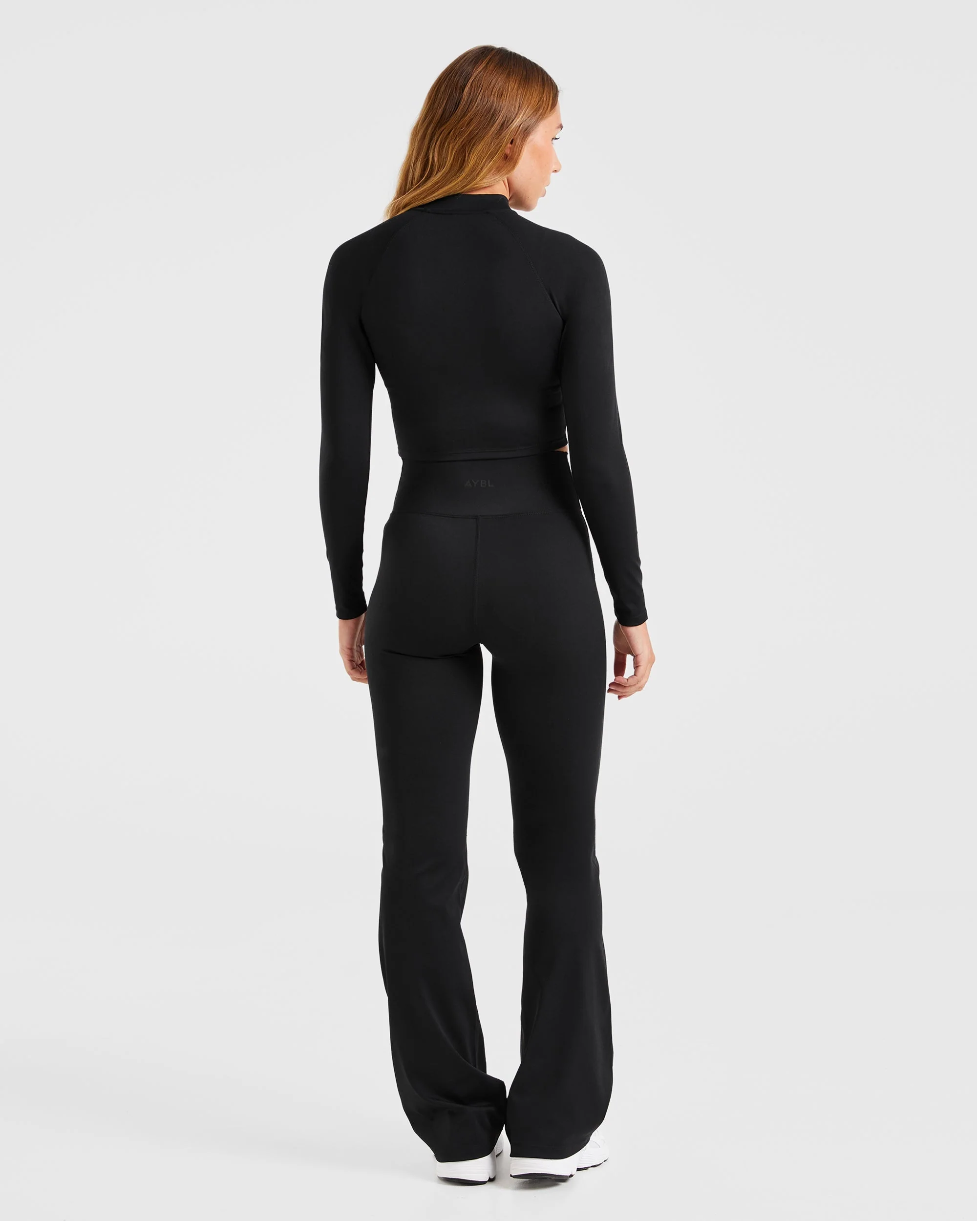 Sculpt Wrap Zip Up Jacket - Noir - Image 4