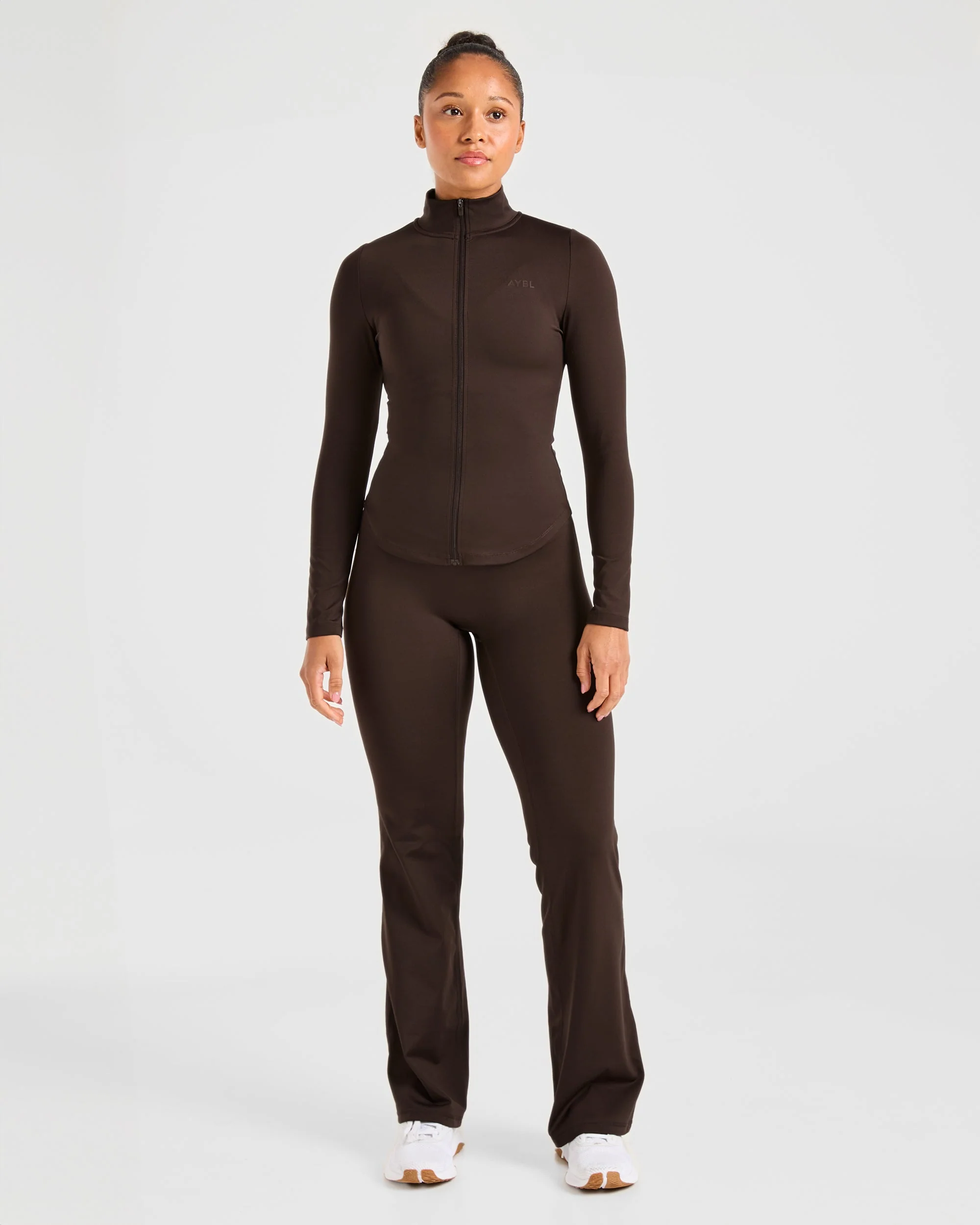 Sculpt Zip Jacket - Deep Cocoa Brun - Image 3
