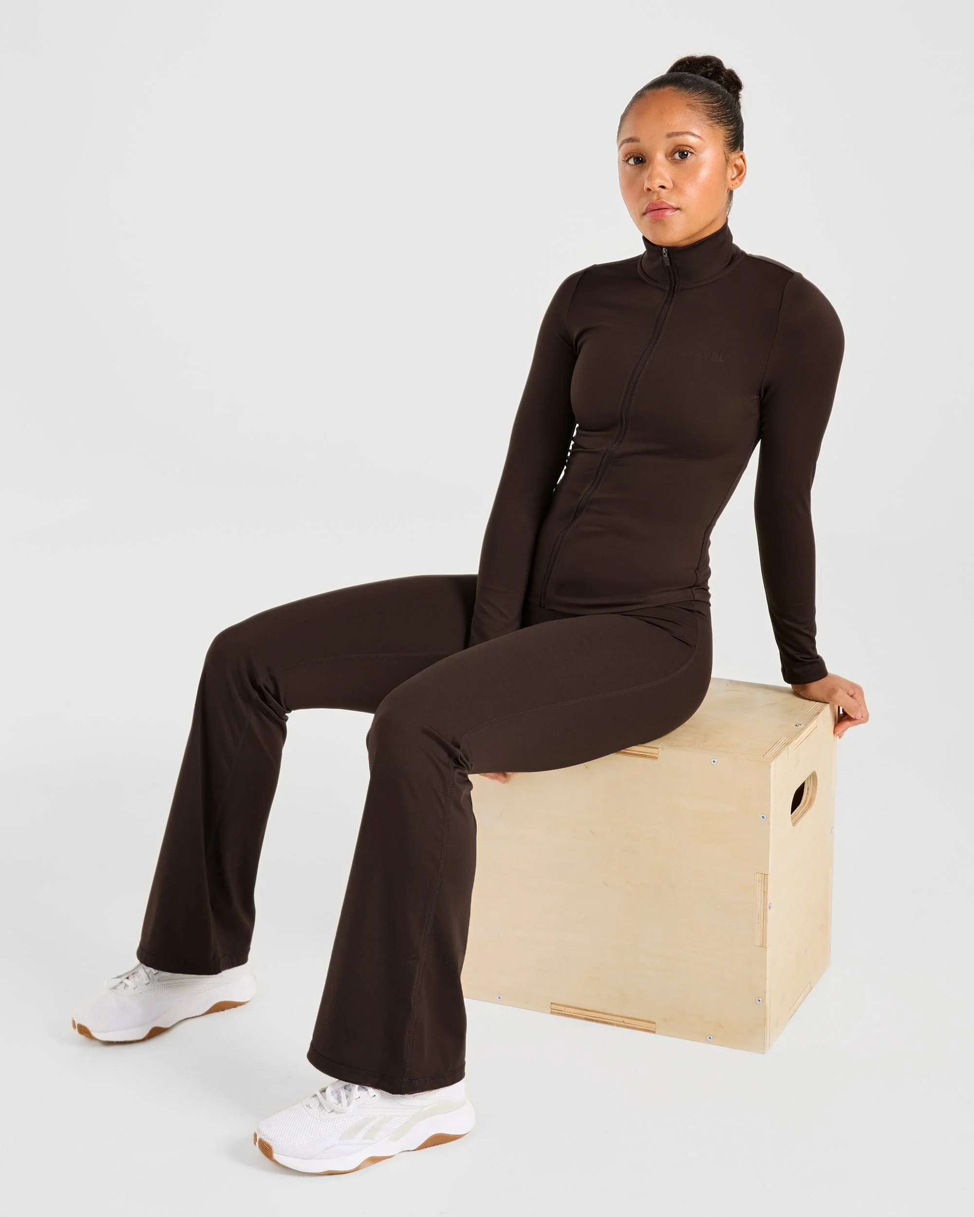 Sculpt Zip Jacket - Deep Cocoa Brun - Image 7