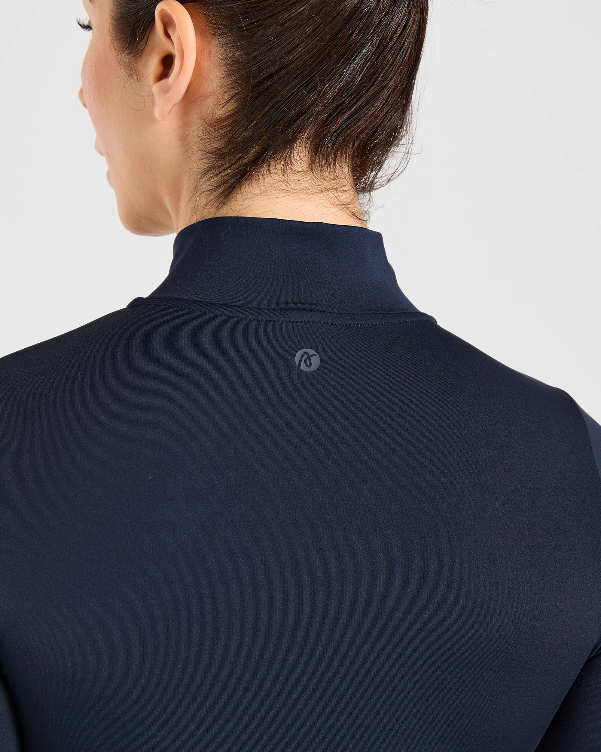 Sculpt Zip Jacket - Deep Navy - Image 6