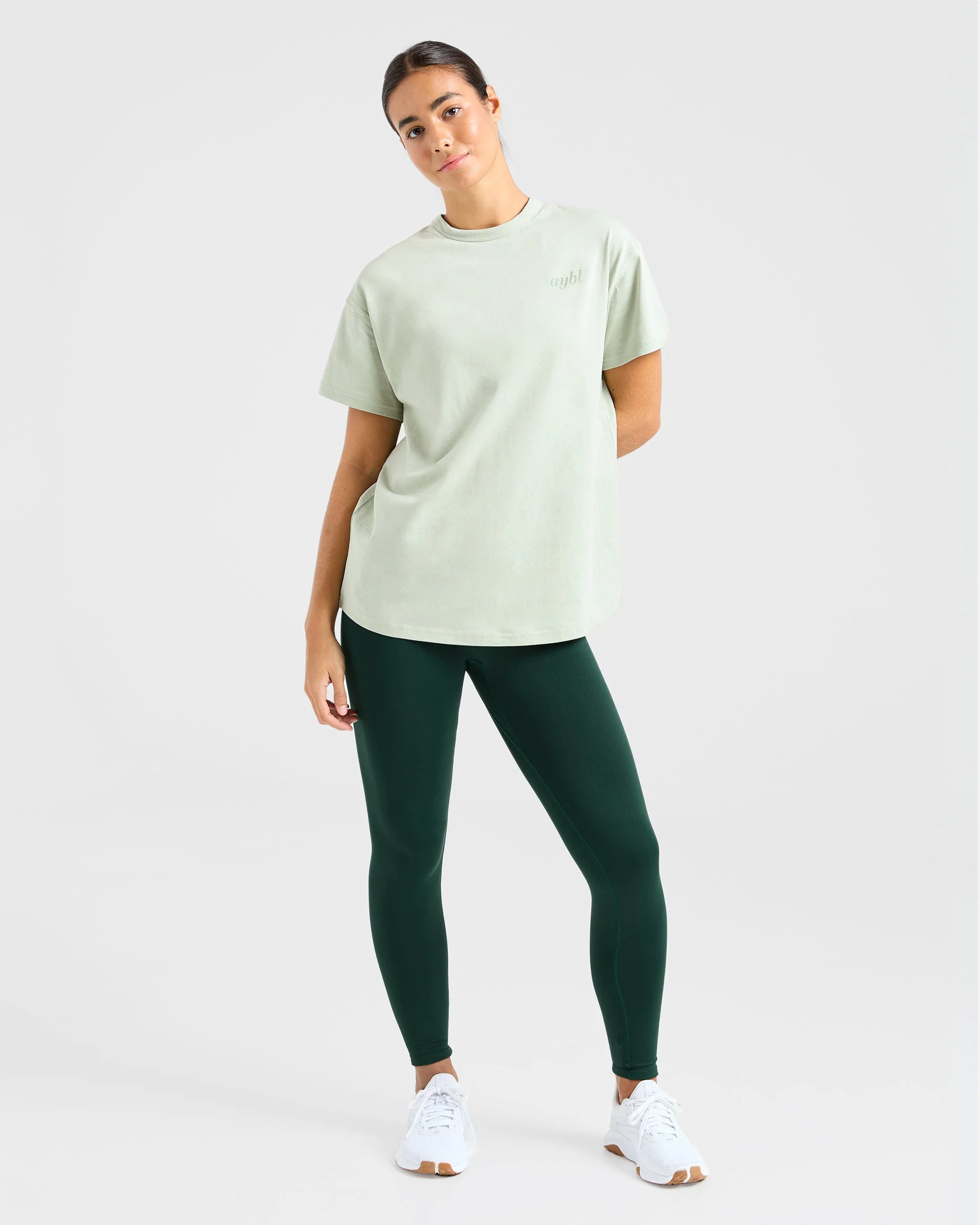 Show Yourself Kindness Oversized T Shirt - Vert - Image 4