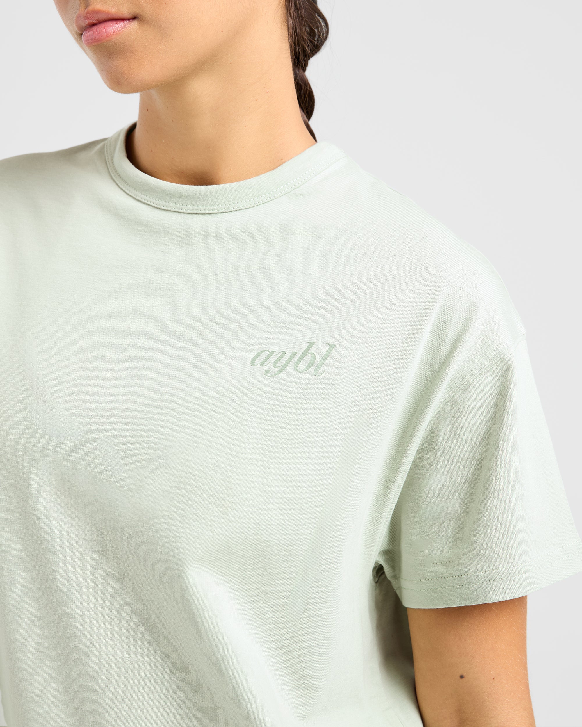 Show Yourself Kindness Oversized T Shirt - Vert - Image 5