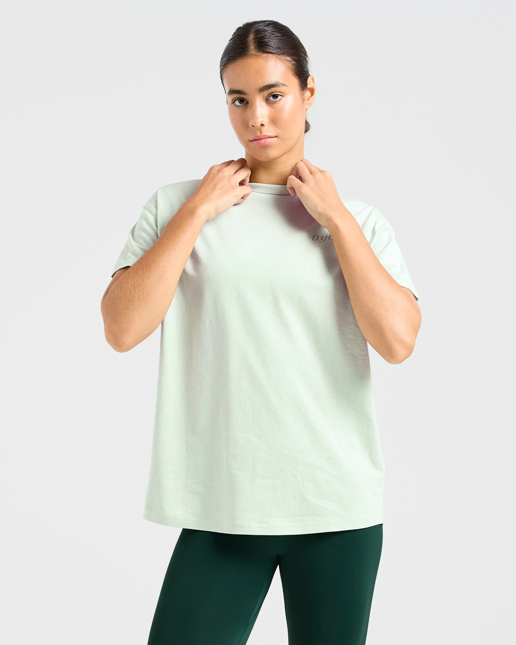 Show Yourself Kindness Oversized T Shirt - Vert - Image 8