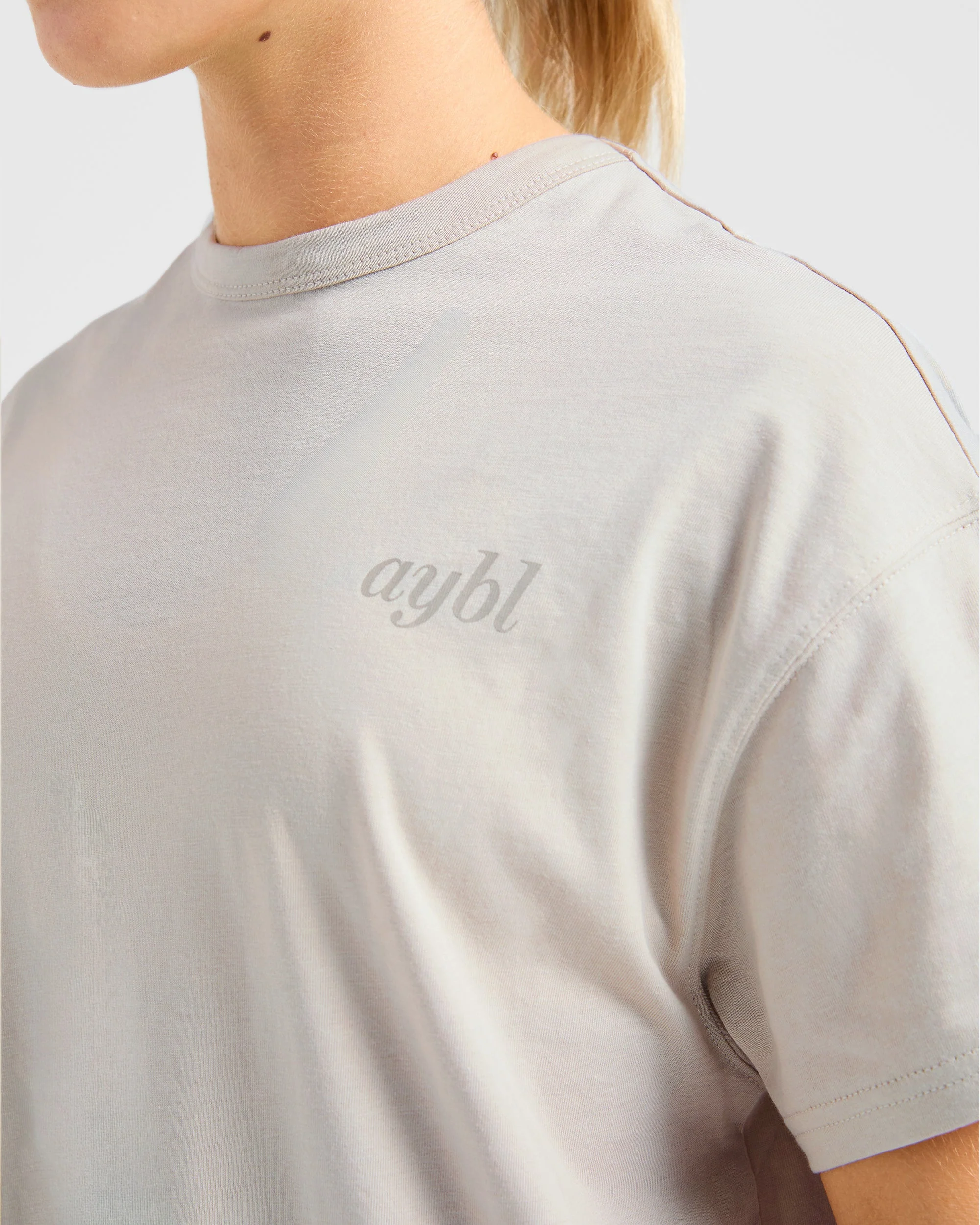 Show Yourself Kindness Oversized T Shirt - Sand - Image 5