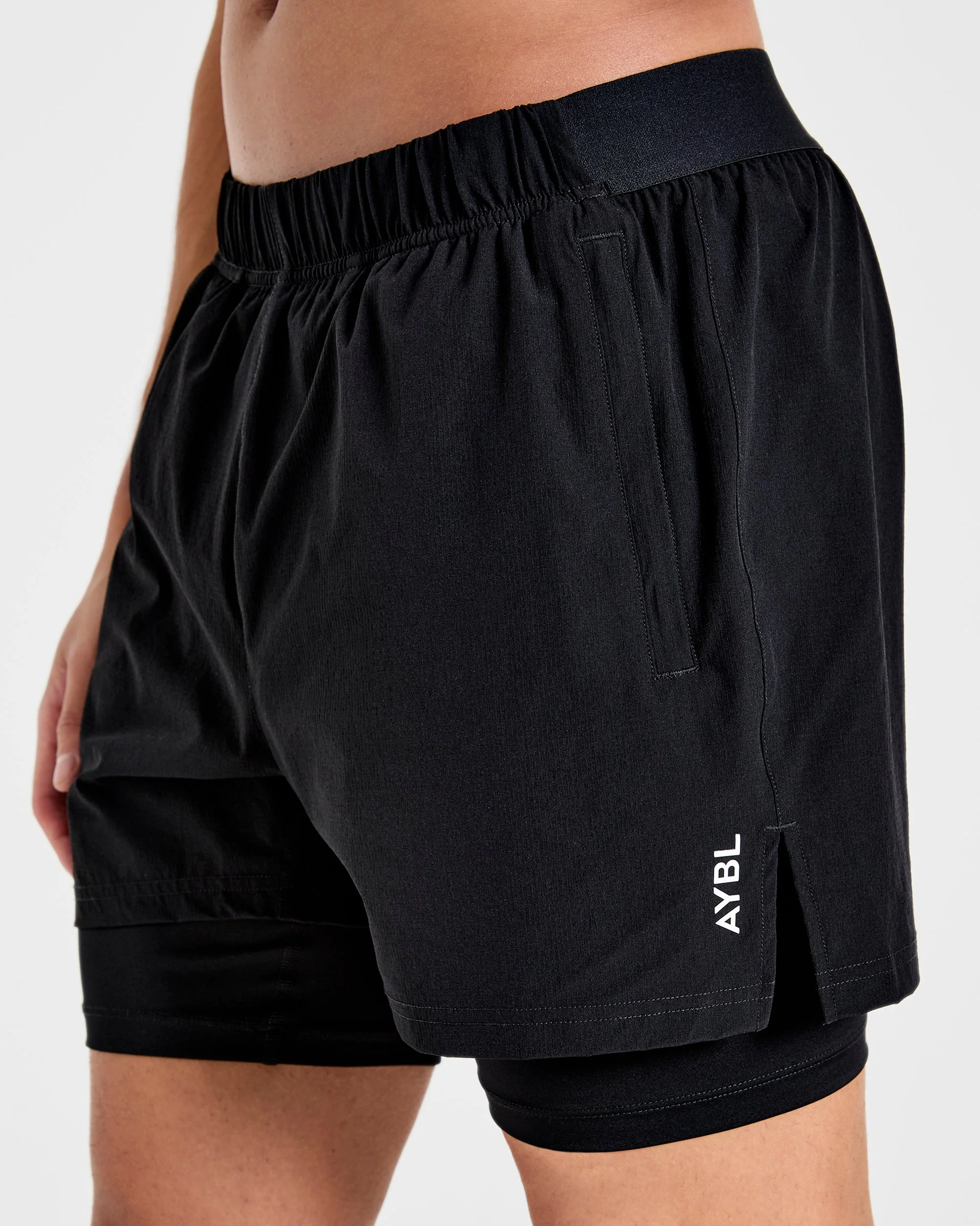 Signature 2 in 1 Shorts - Noir - Image 5