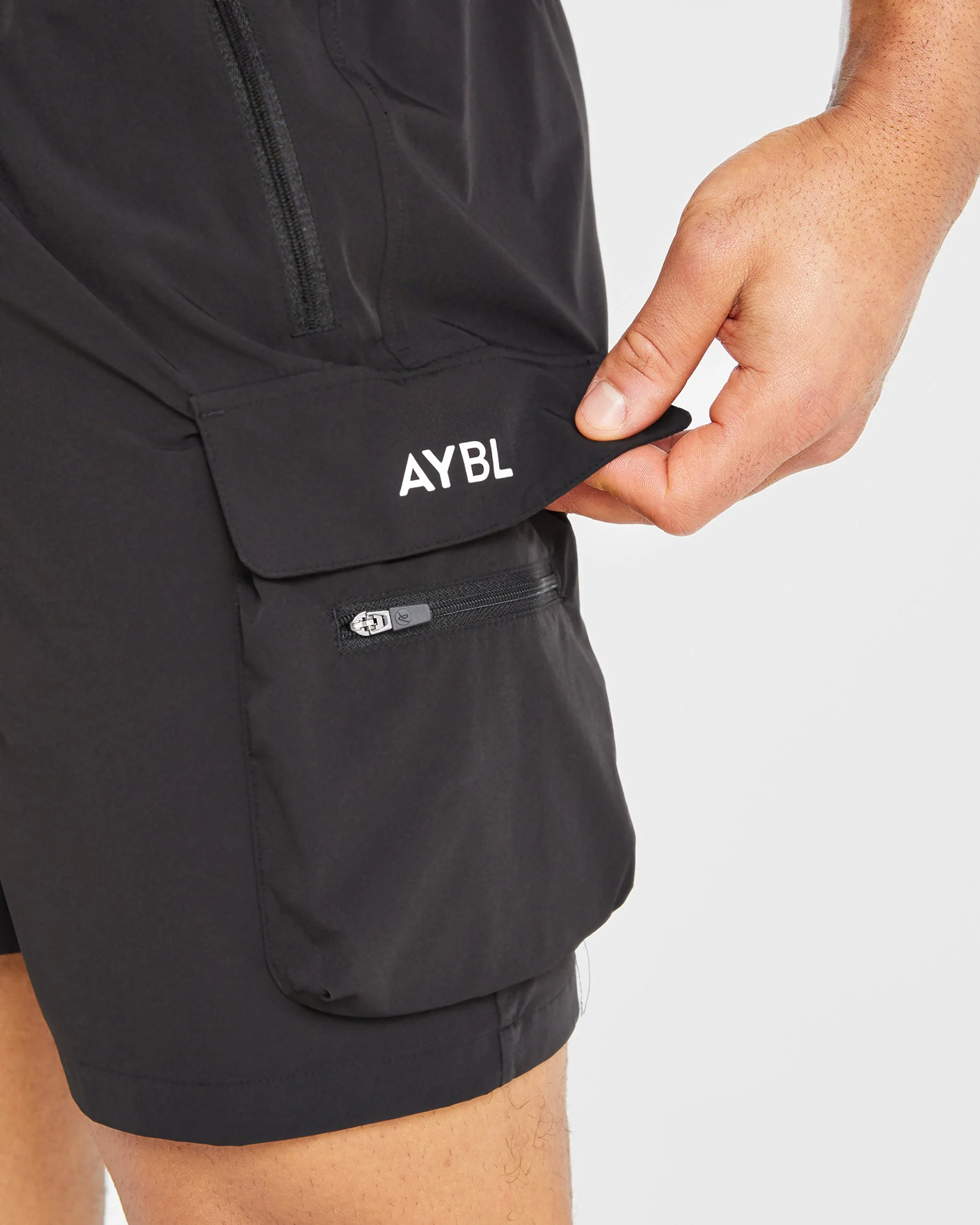Sport Cargo Shorts - Noir - Image 5
