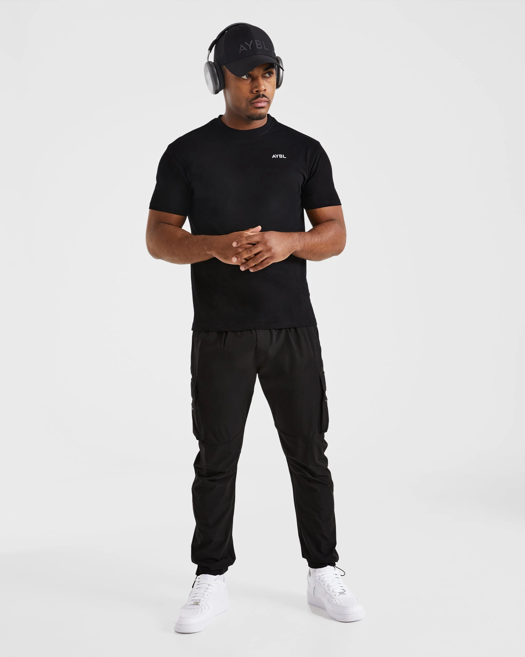 Sport Cargo Trousers - Noir - Image 8