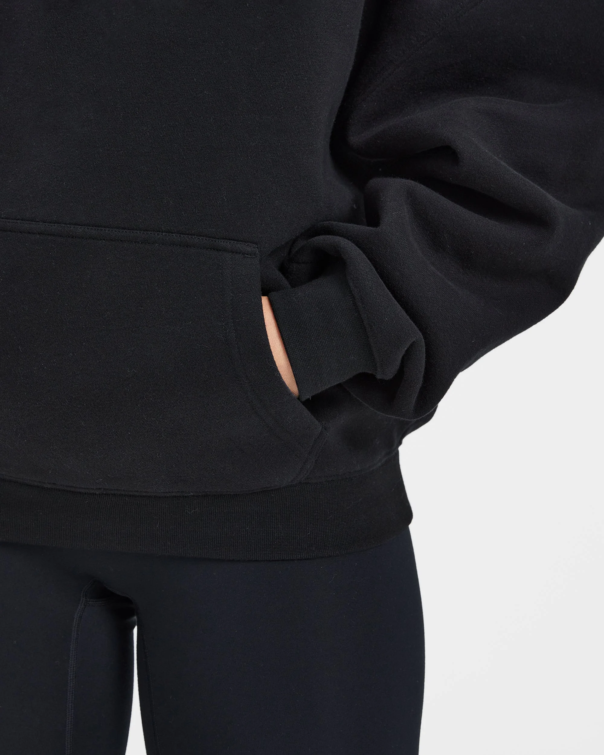 Sport Outline Oversized Hoodie - Noir - Image 6