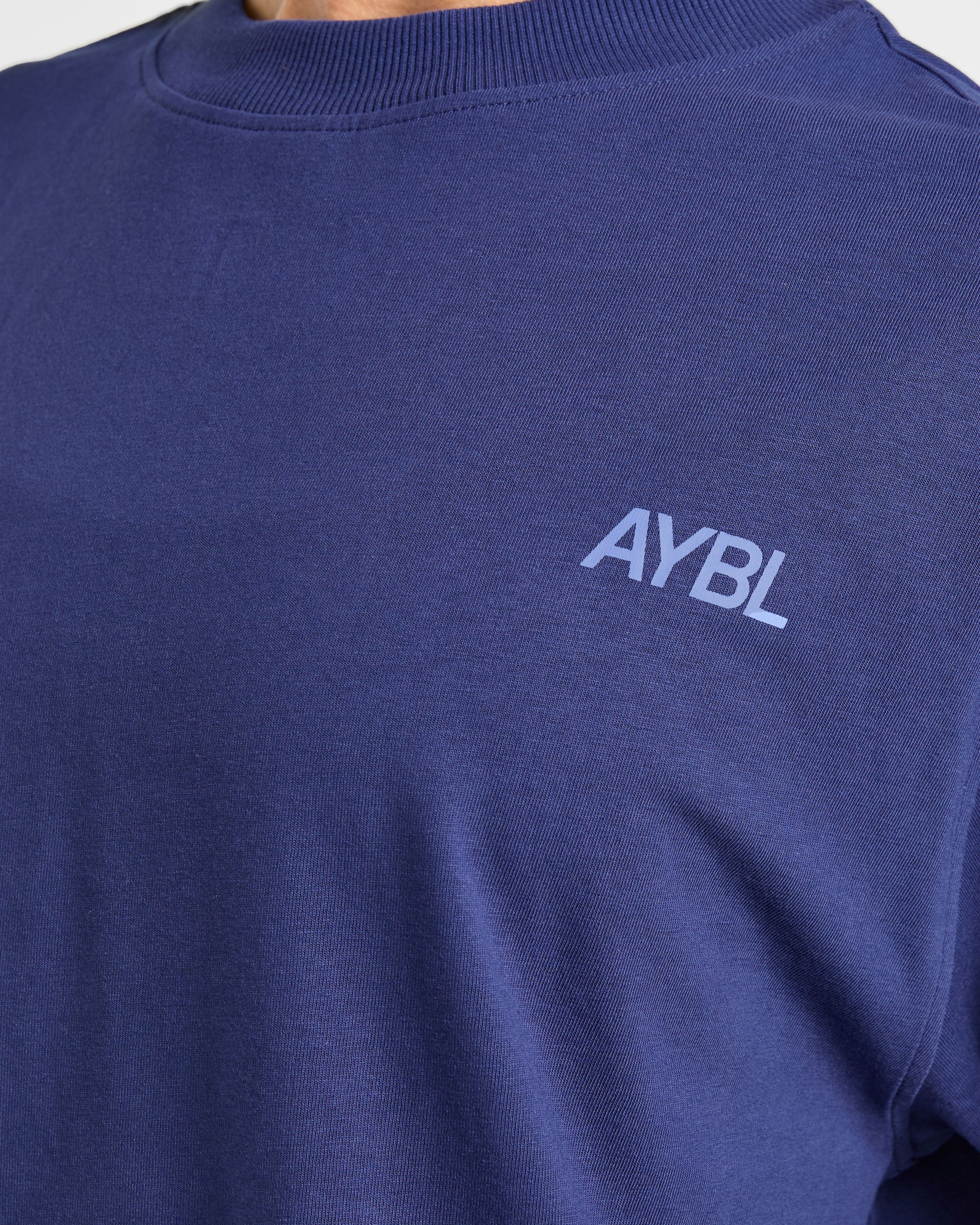 Sport Society Oversized T Shirt - Muted Navy - Image 5
