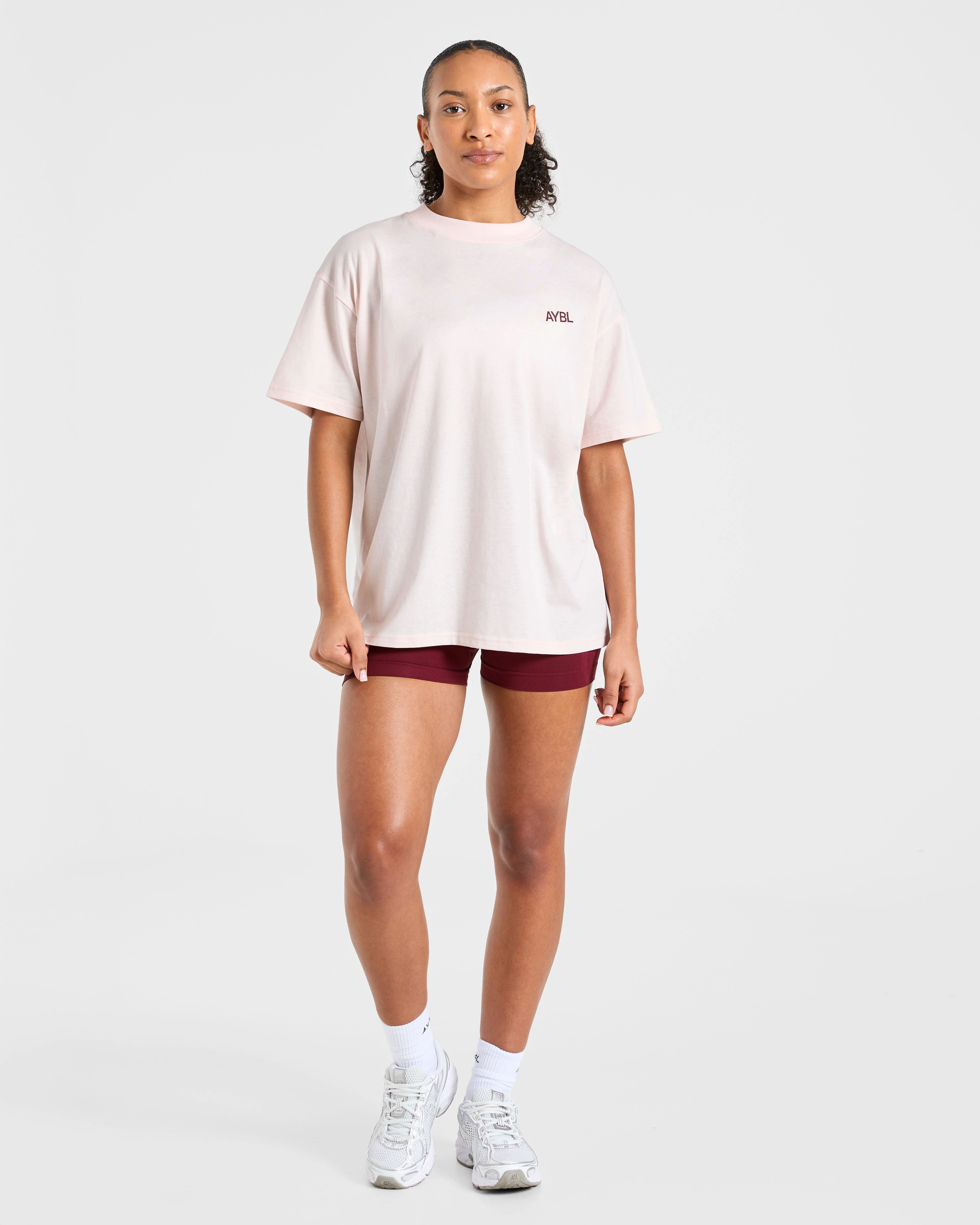 Sport Society Oversized T Shirt - Rose - Image 3