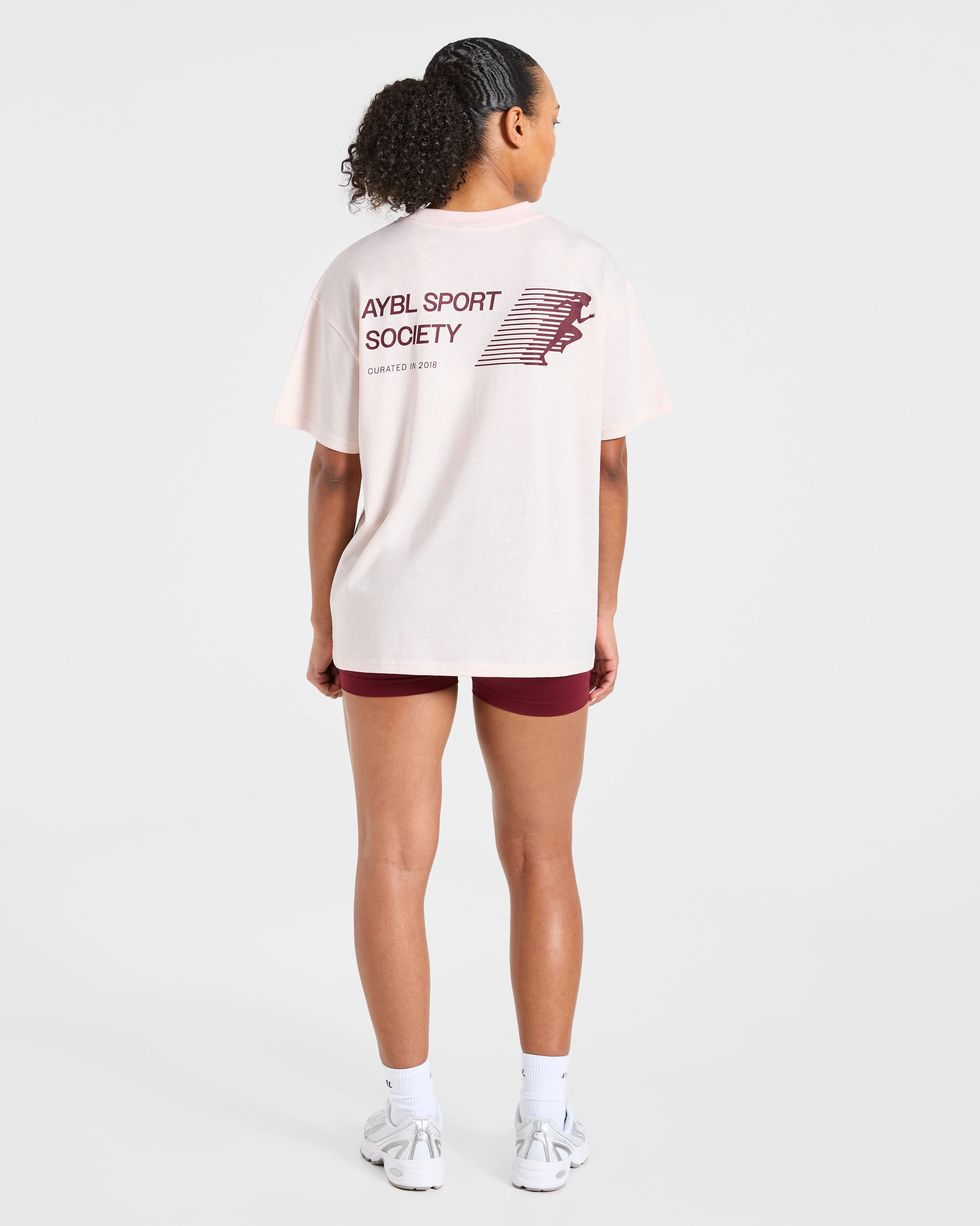 Sport Society Oversized T Shirt - Rose - Image 4