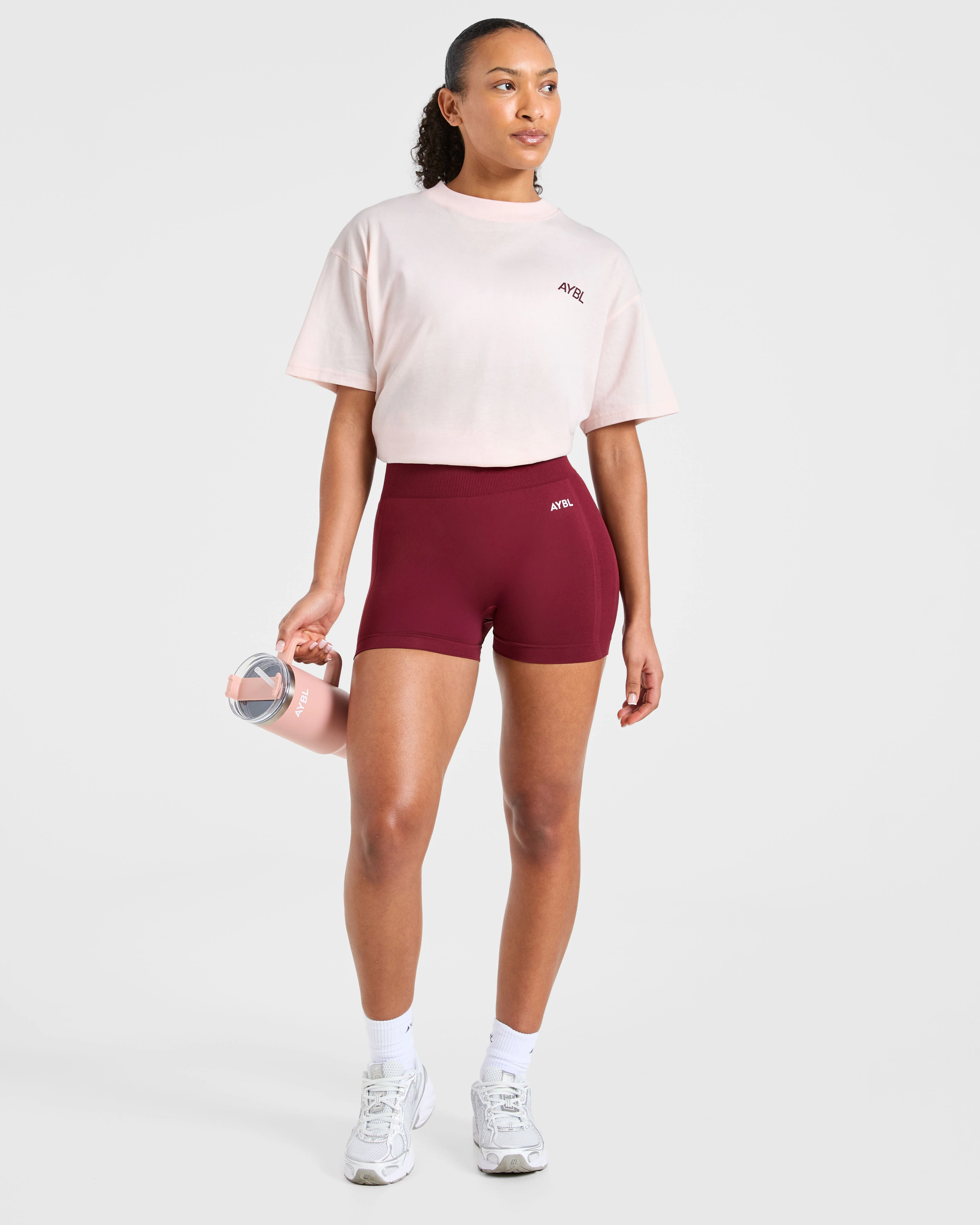 Sport Society Oversized T Shirt - Rose - Image 7