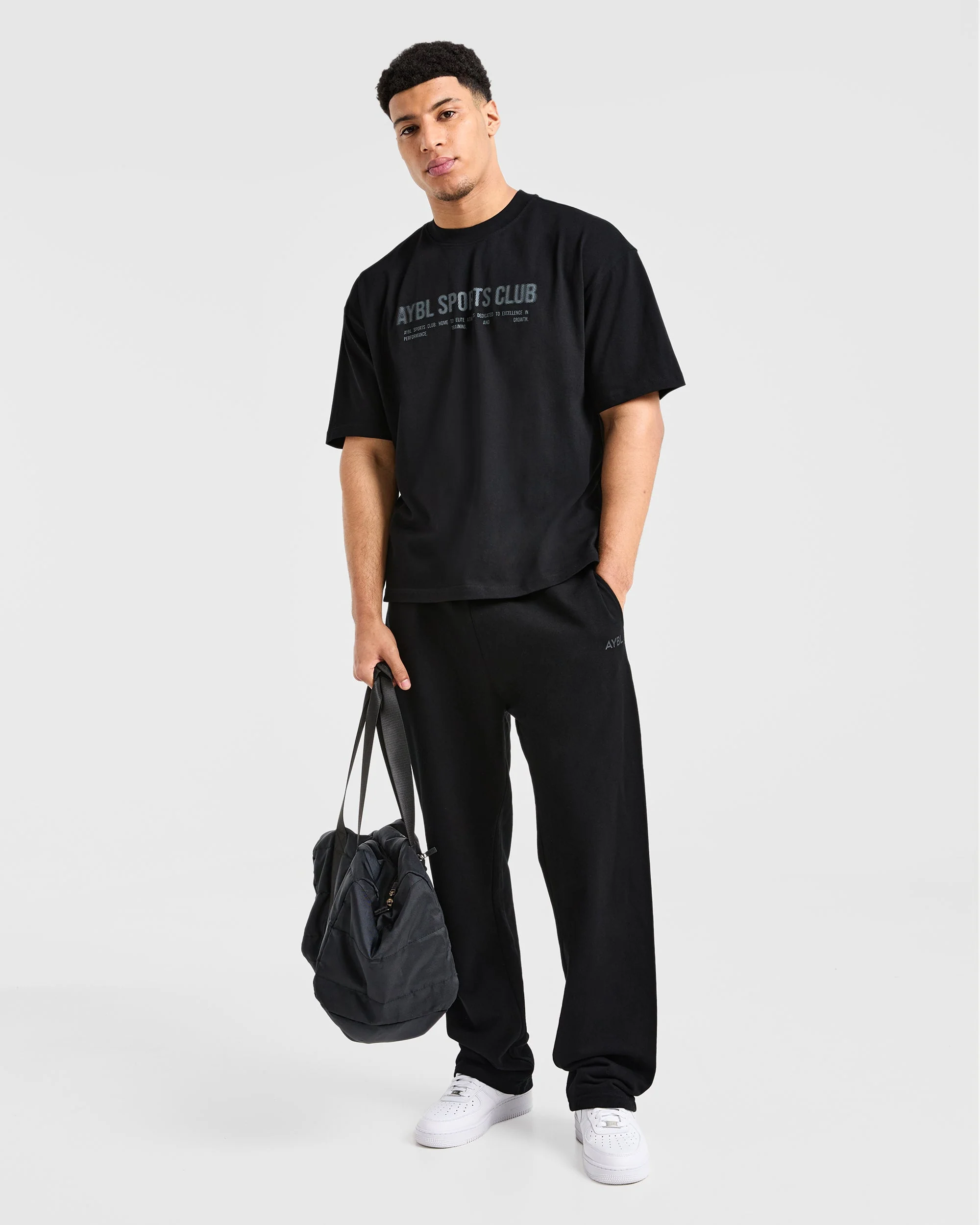 Sports Club Dot Oversized T Shirt - Noir - Image 8