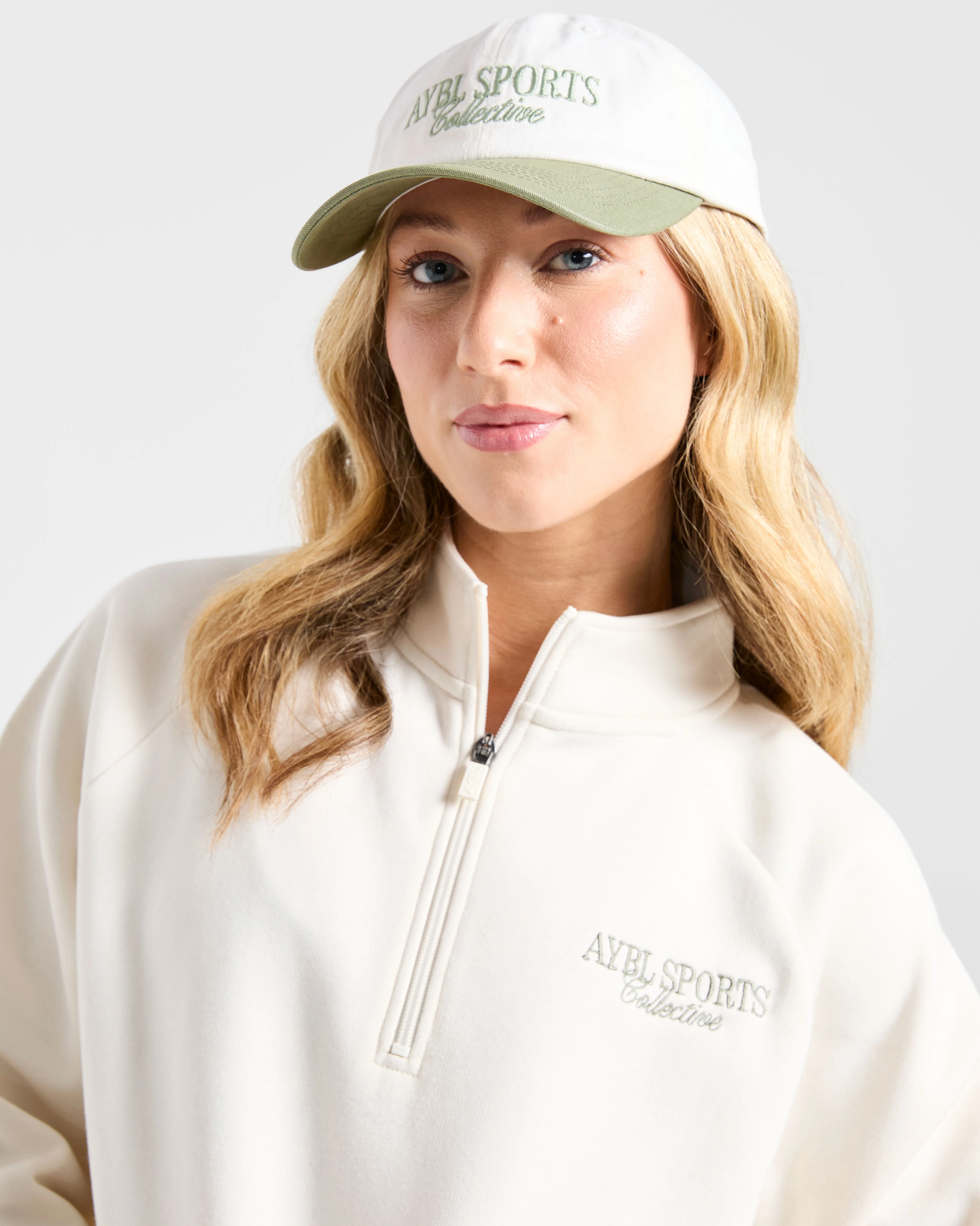 Sports Collective Cap - Off Blanc/Vert - Image 2