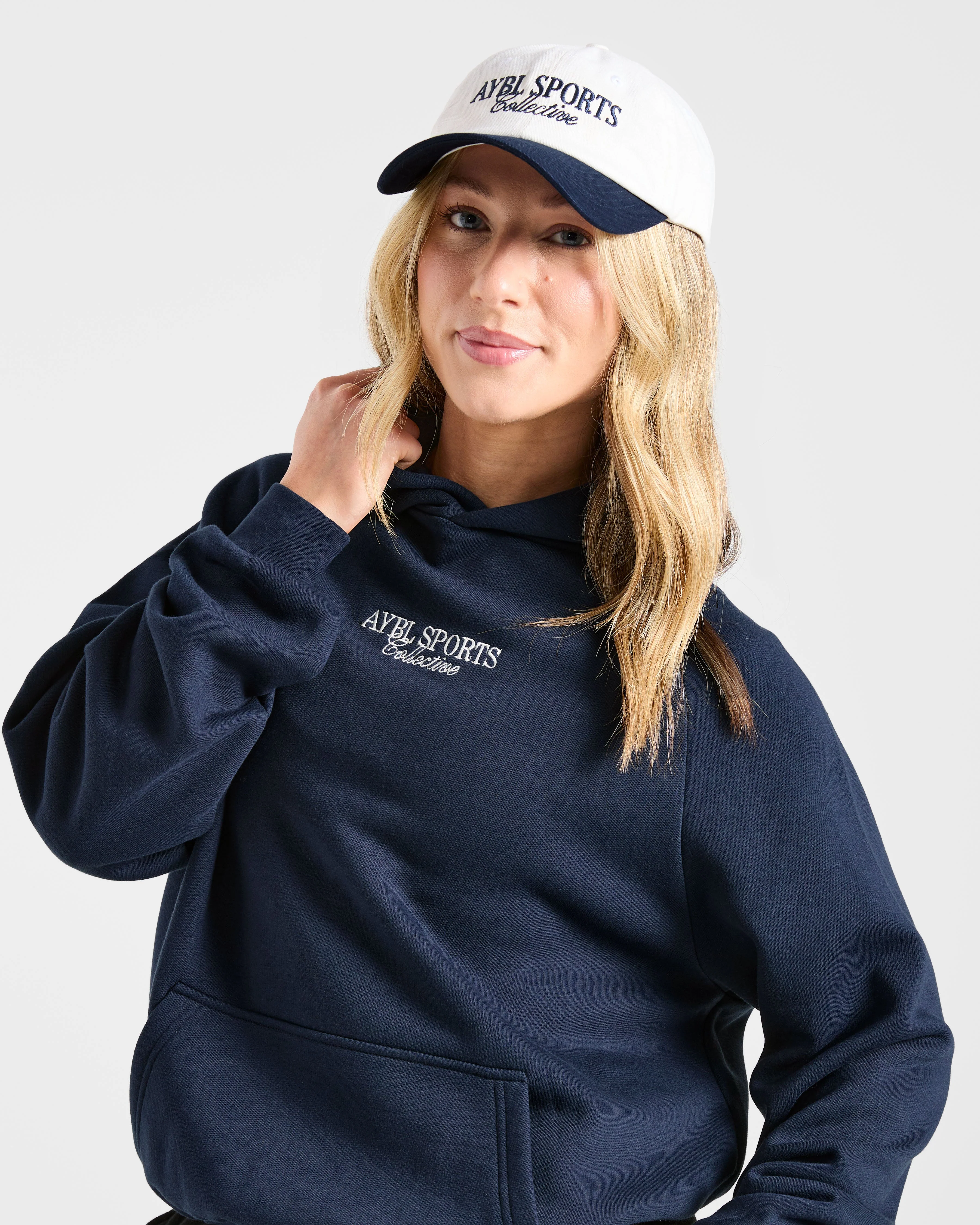 Sports Collective Cap - Off Blanc/Navy - Image 6