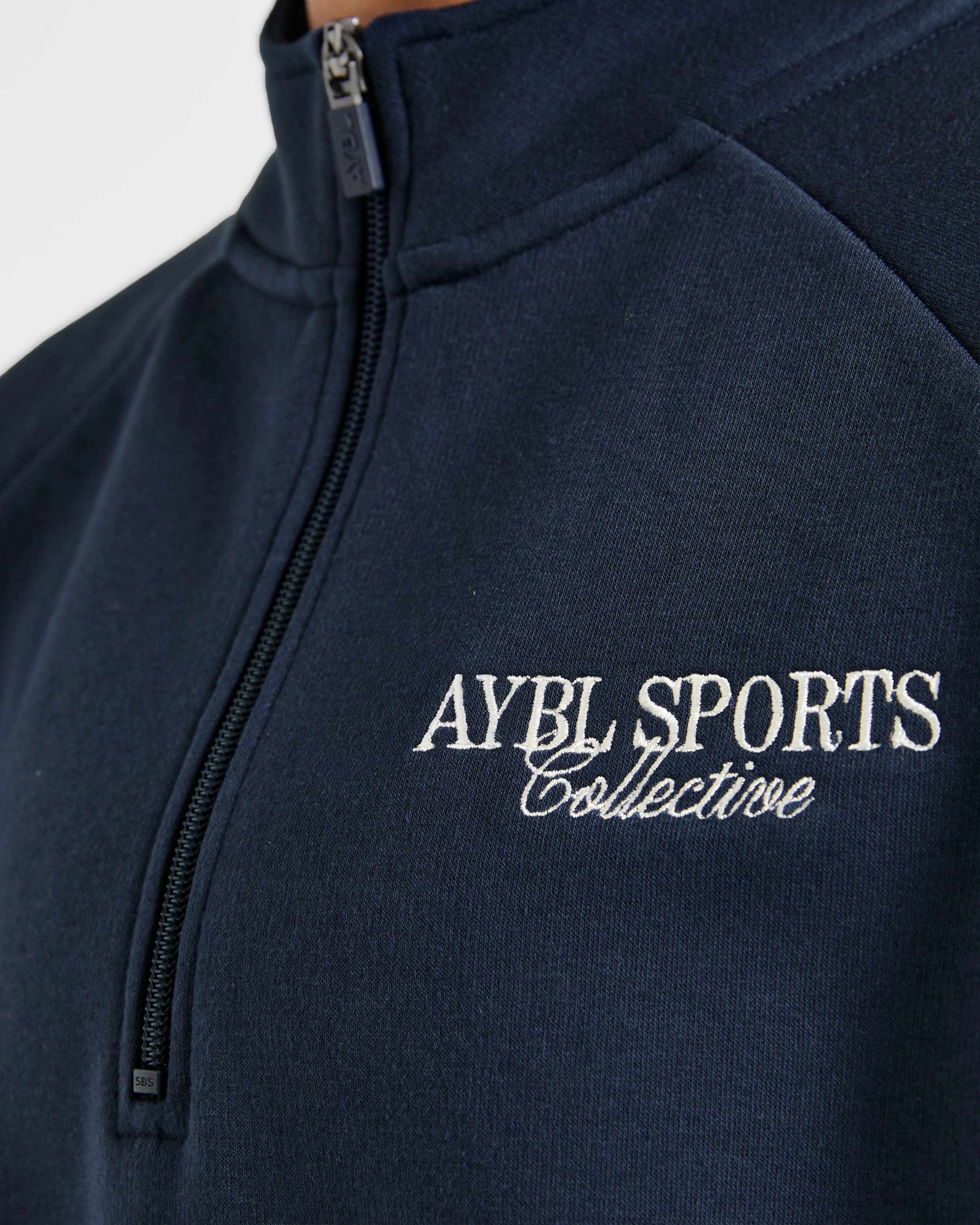 Sports Collective Oversized 1/4 Zip Pullover - True Navy - Image 5