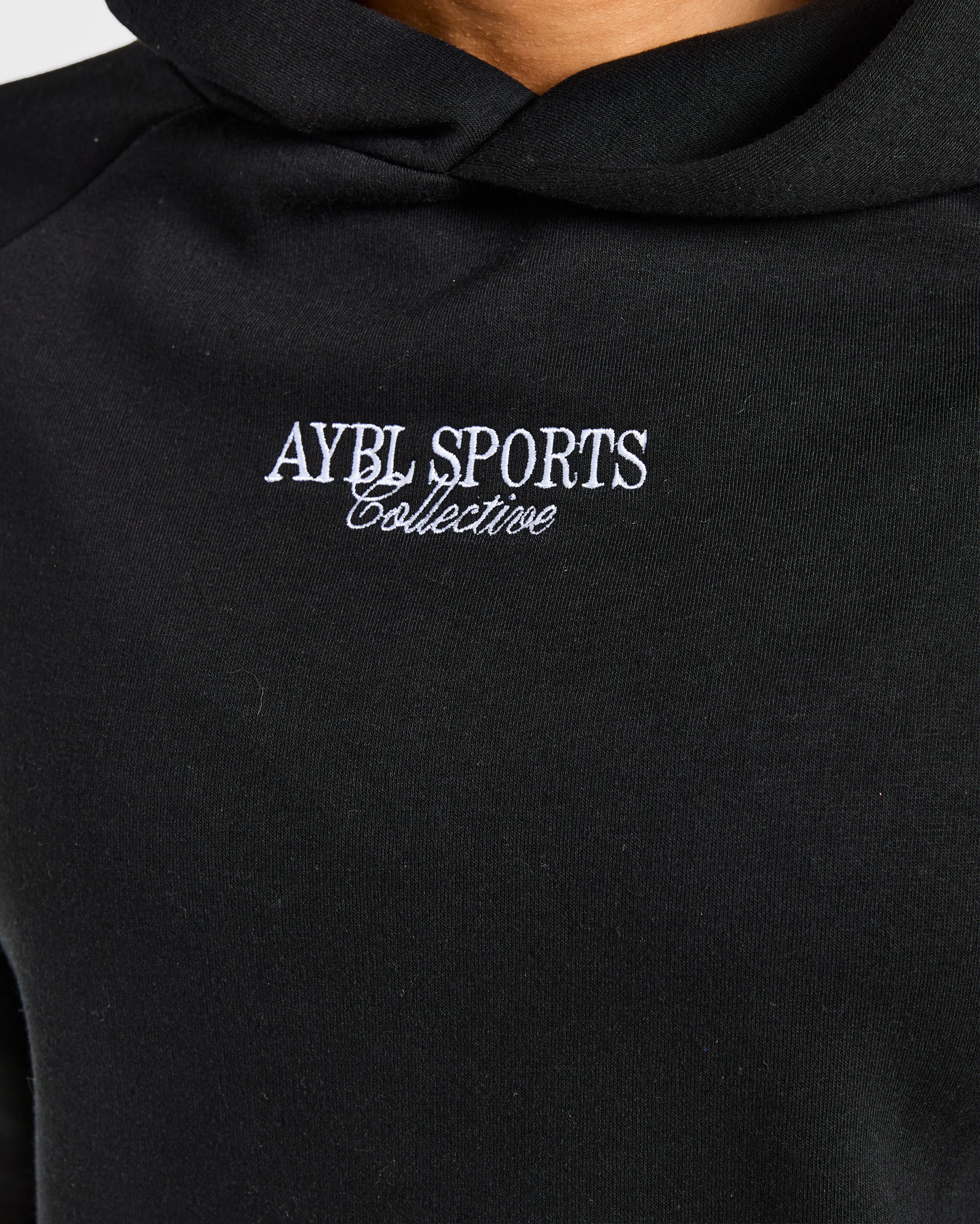 Sports Collective Oversized Hoodie - Noir - Image 5