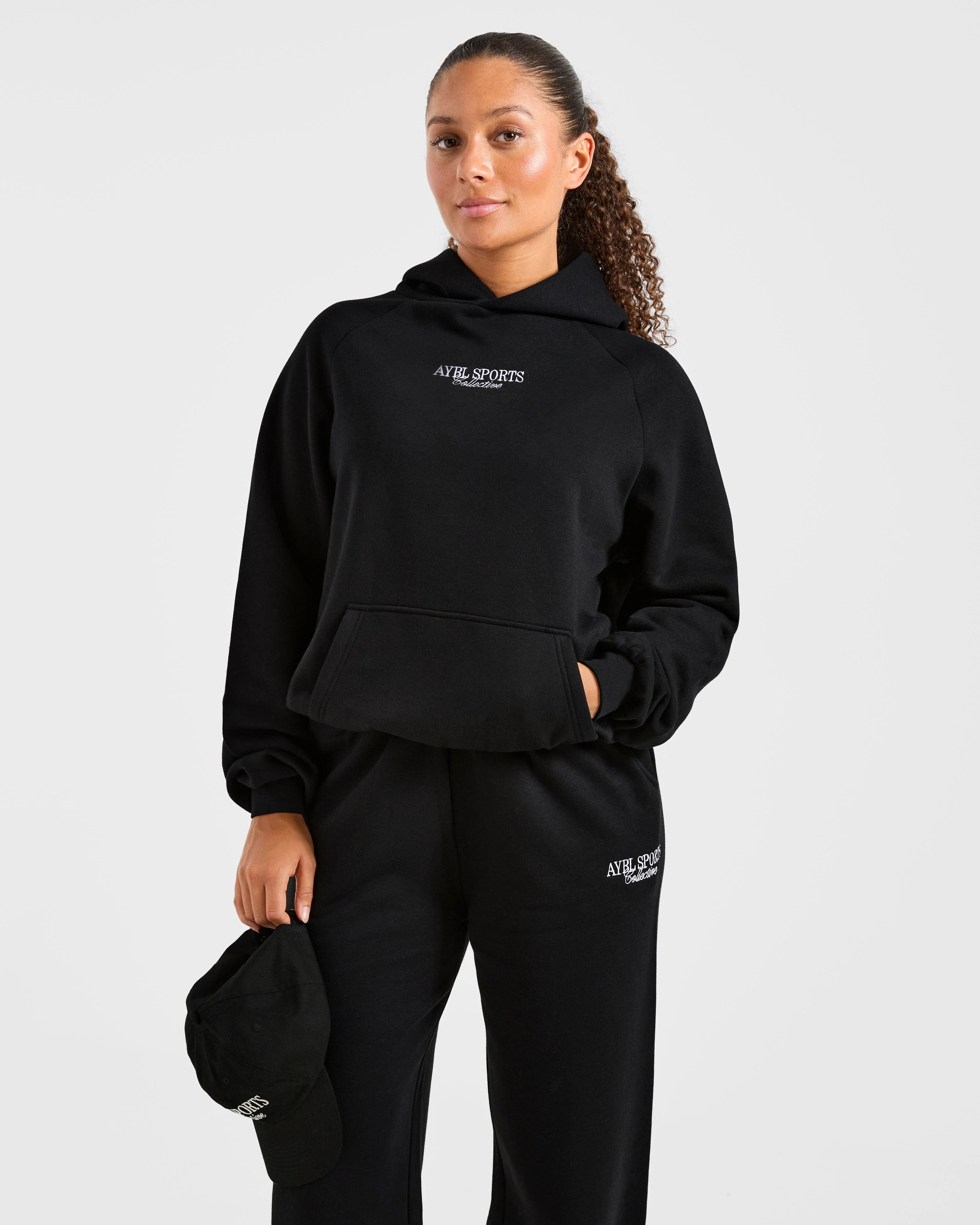 Sports Collective Oversized Hoodie - Noir - Image 8