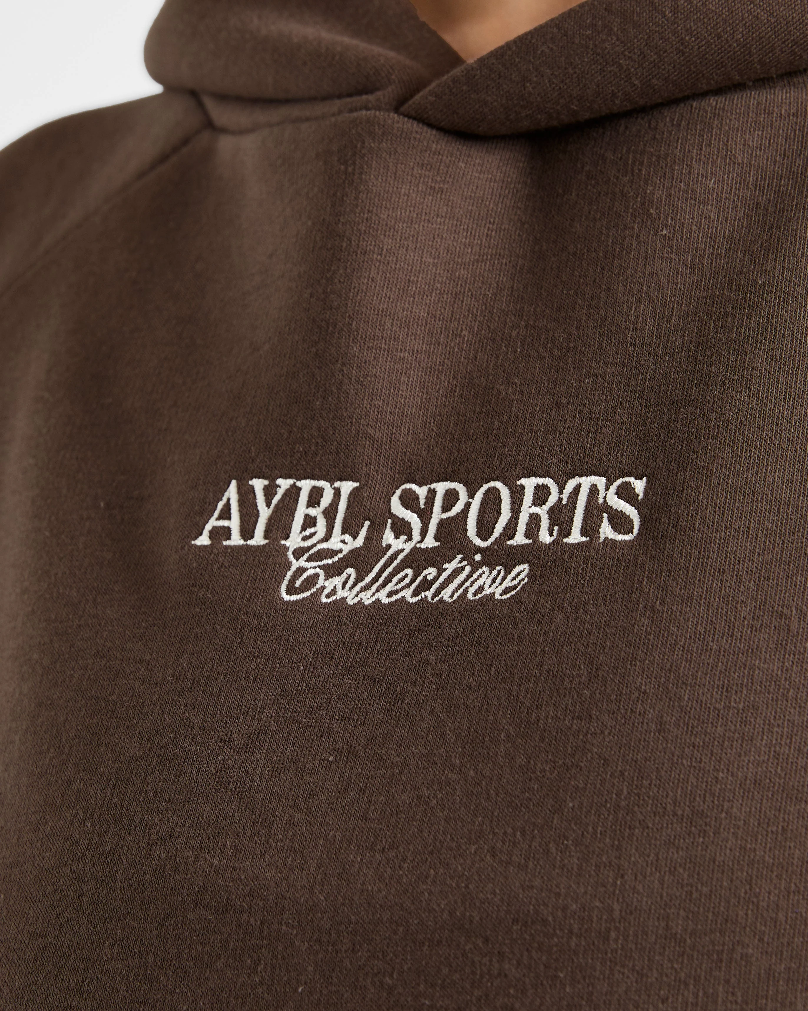 Sports Collective Oversized Hoodie - Marron - Image 5