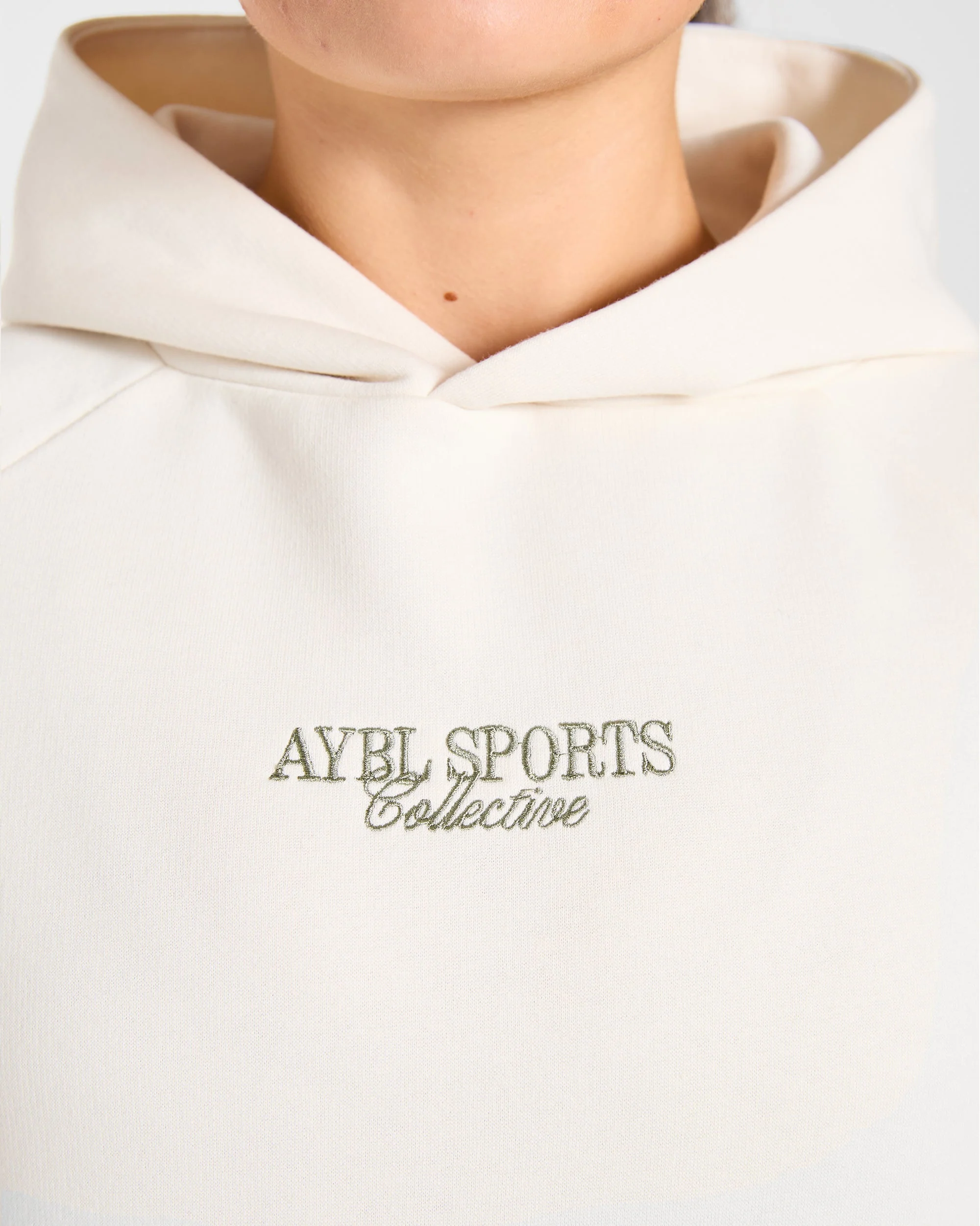 Sports Collective Oversized Hoodie - Off Off Blanc/Vert - Image 5