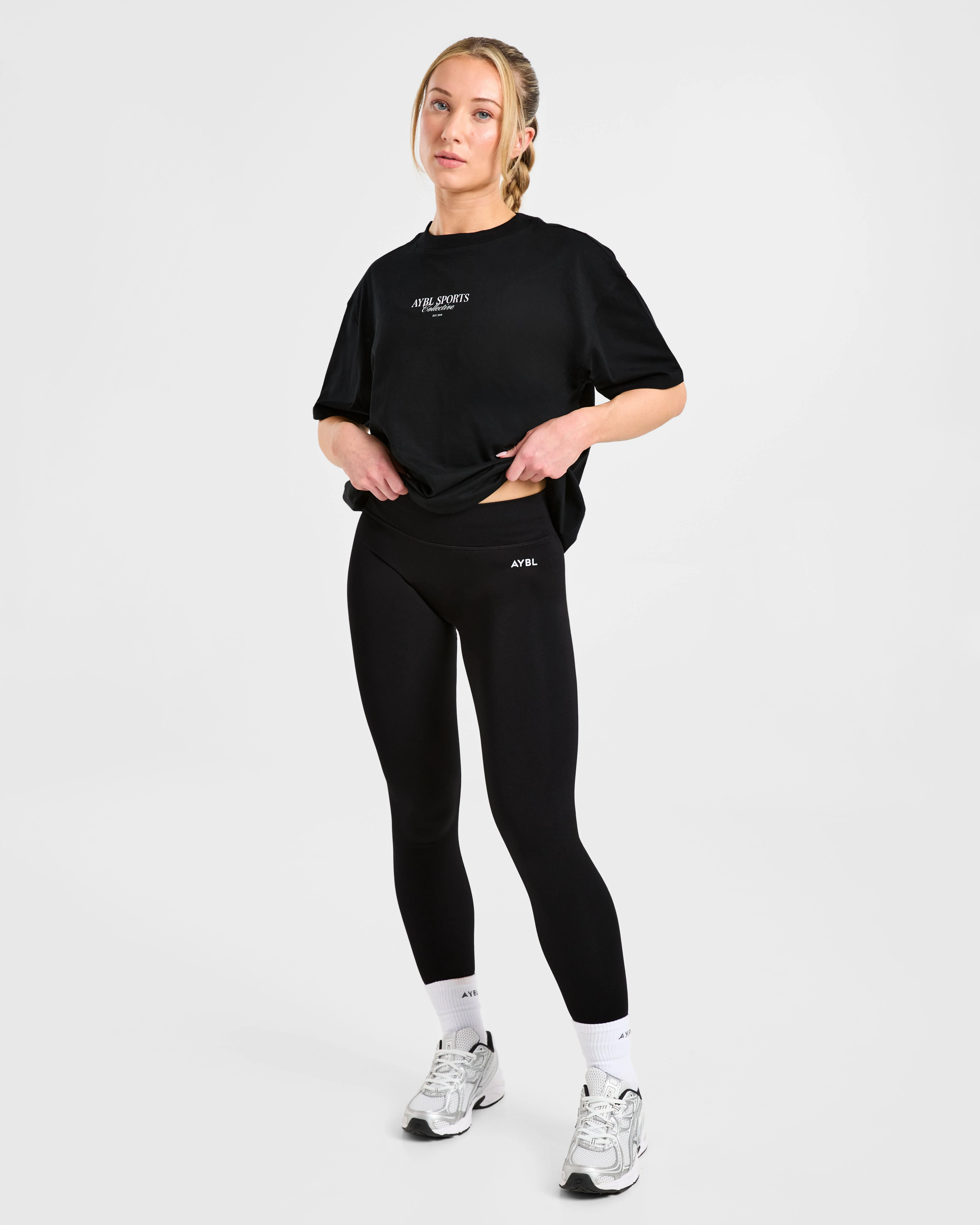 Sports Collective Oversized T Shirt - Noir - Image 7