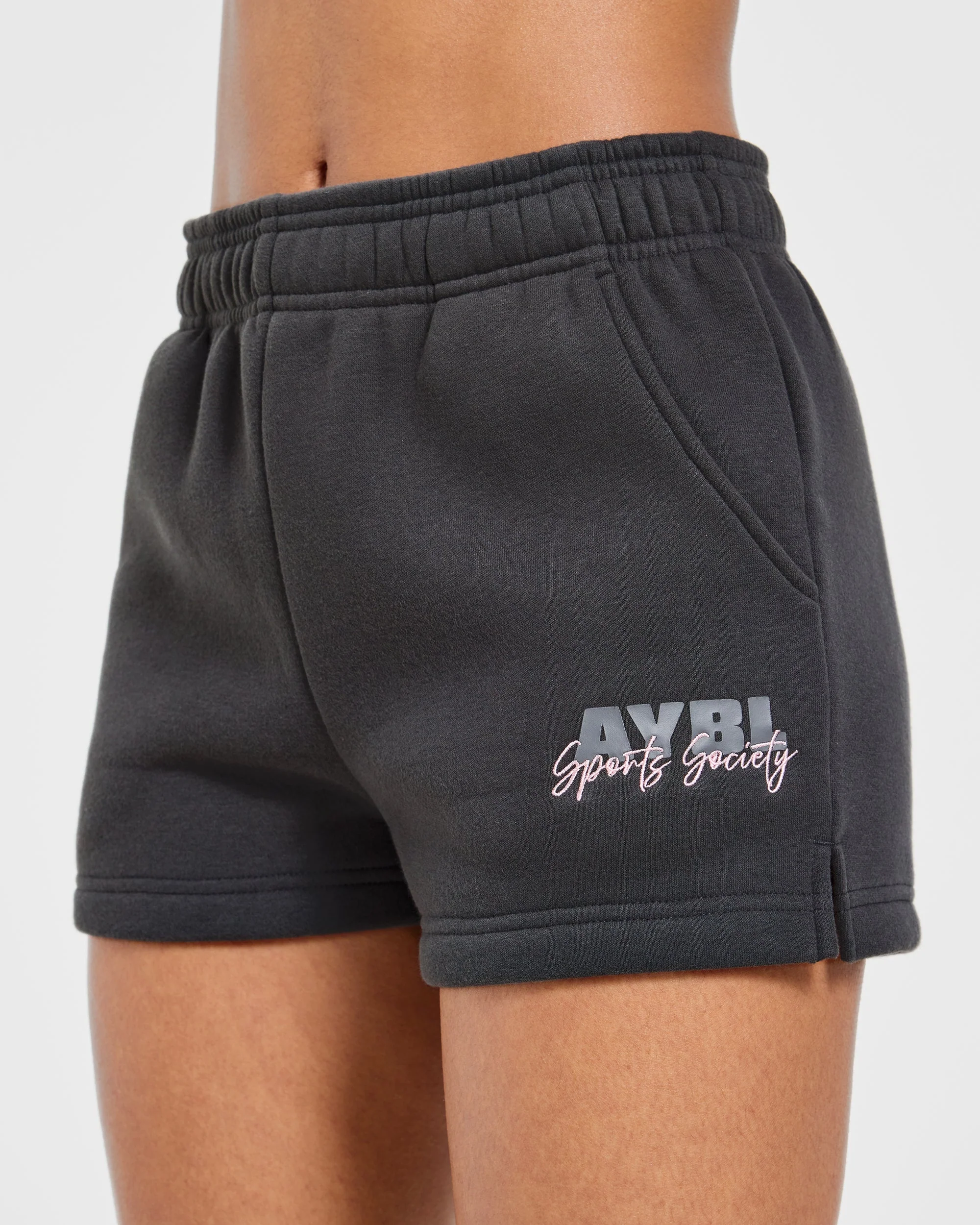 Sports Society Oversized Shorts - Charcoal - Image 6