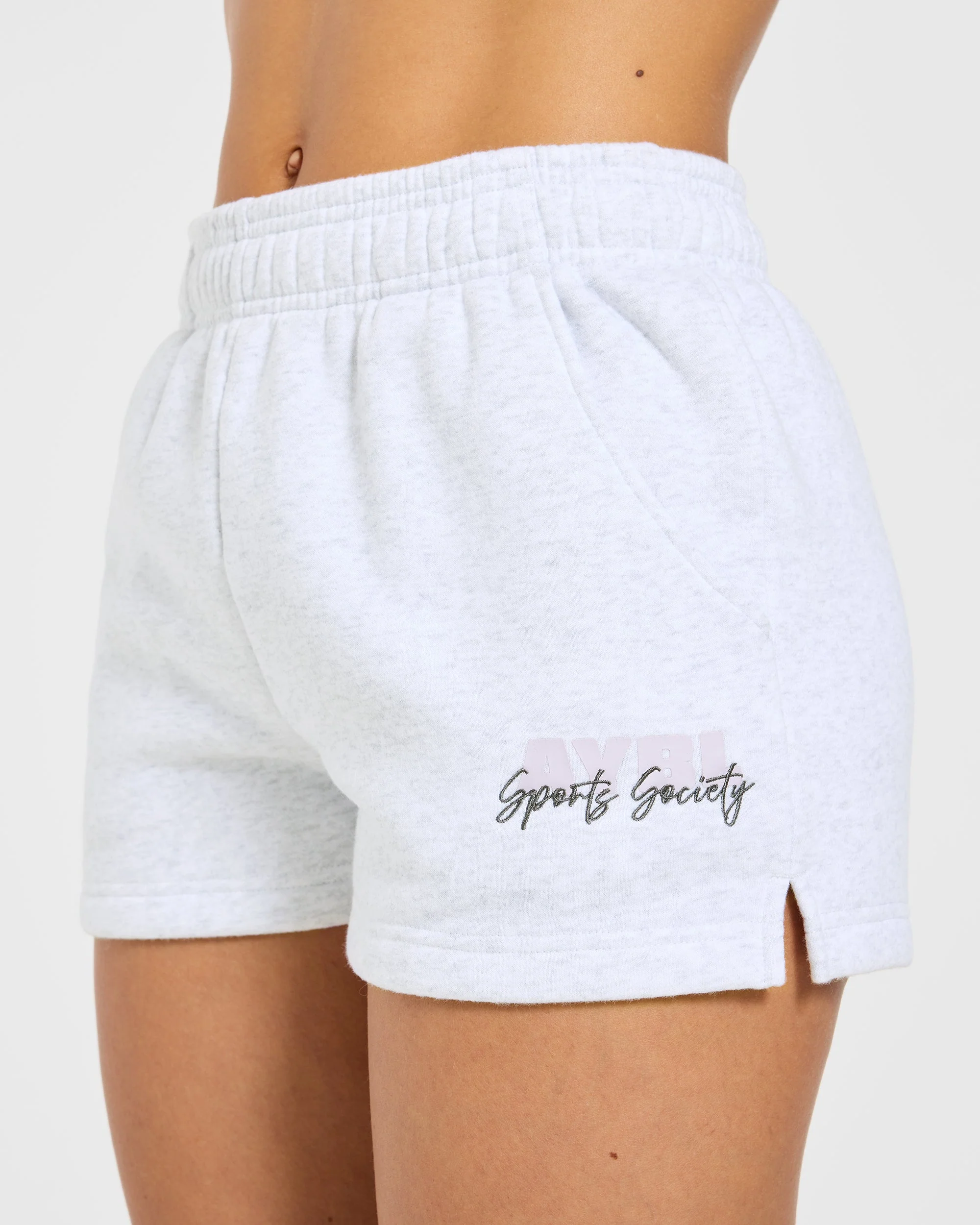 Sports Society Oversized Shorts - Heather Gris - Image 6