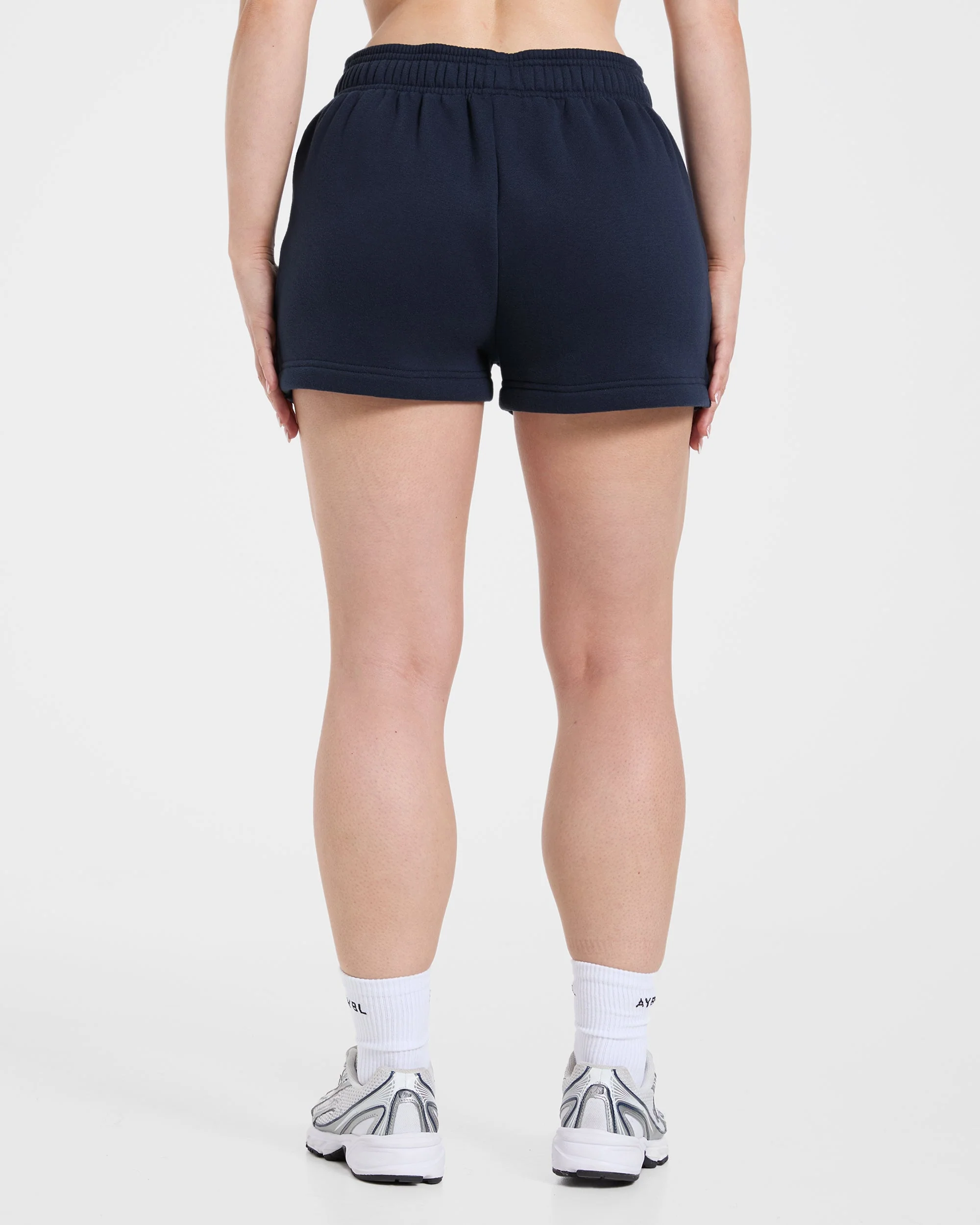 Sports Society Oversized Shorts - Navy - Image 2