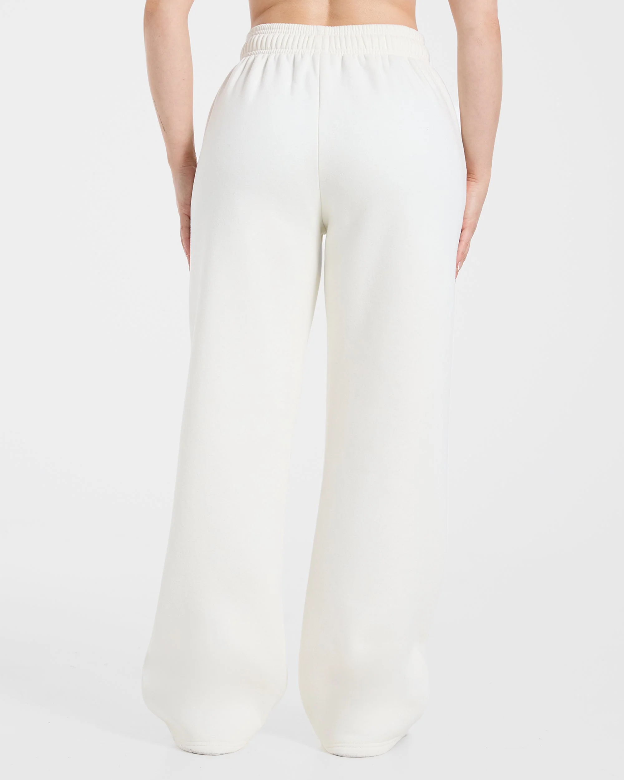 Sports Society Oversized Straight Leg Joggers - Off Blanc - Image 2
