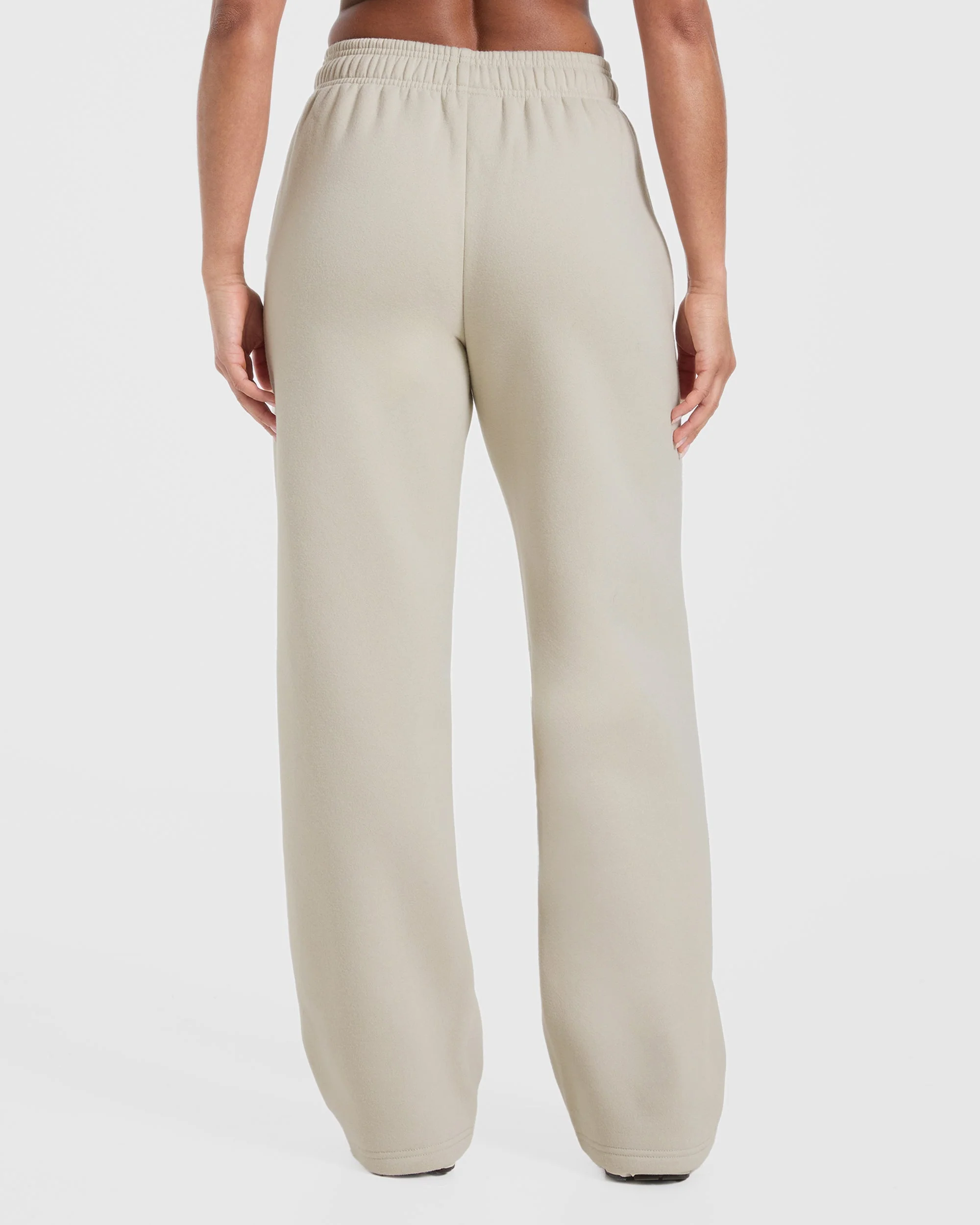 Sports Society Oversized Straight Leg Joggers - Sand - Image 2