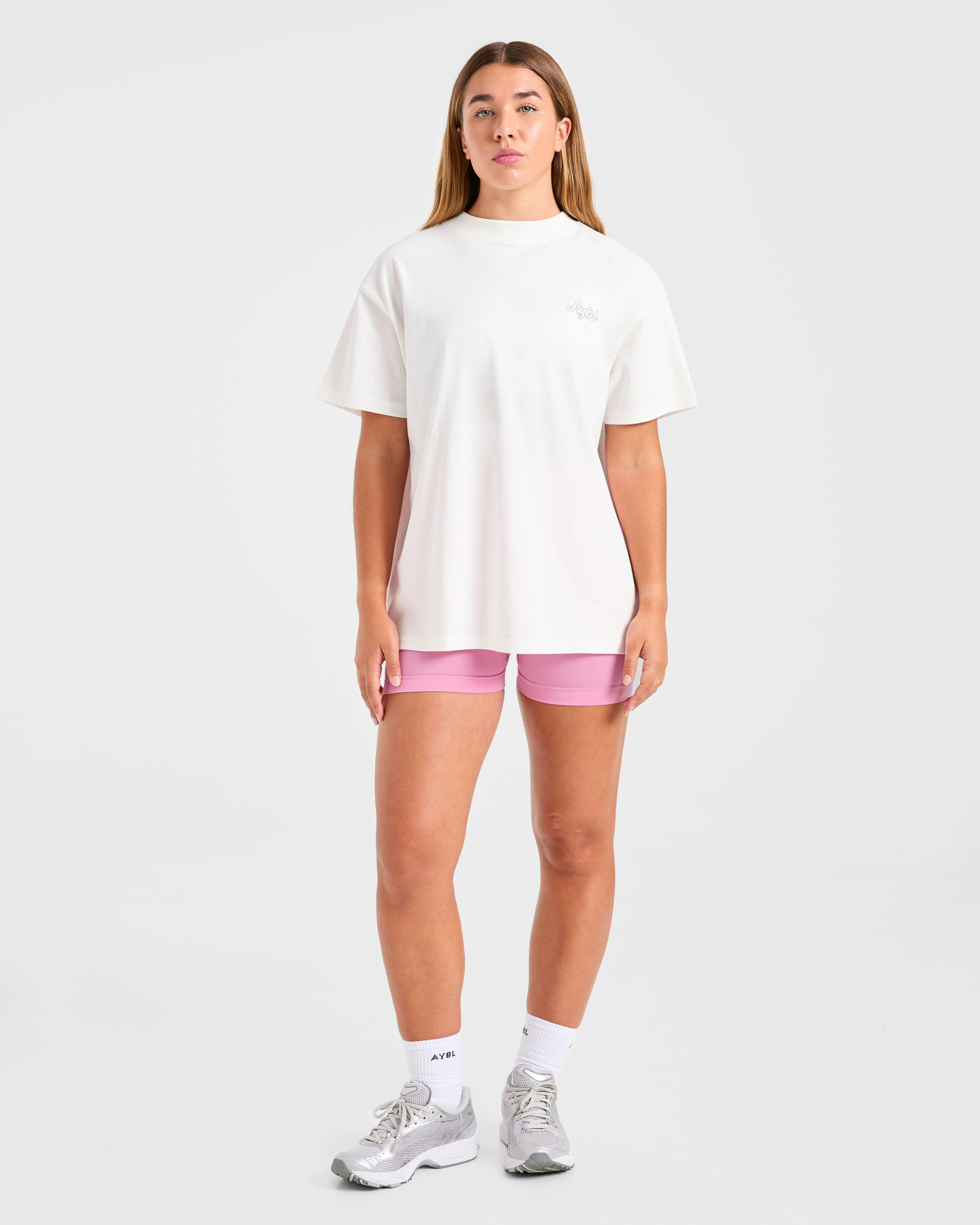 Sports Wellness Oversized T Shirt - Off Blanc - Image 3
