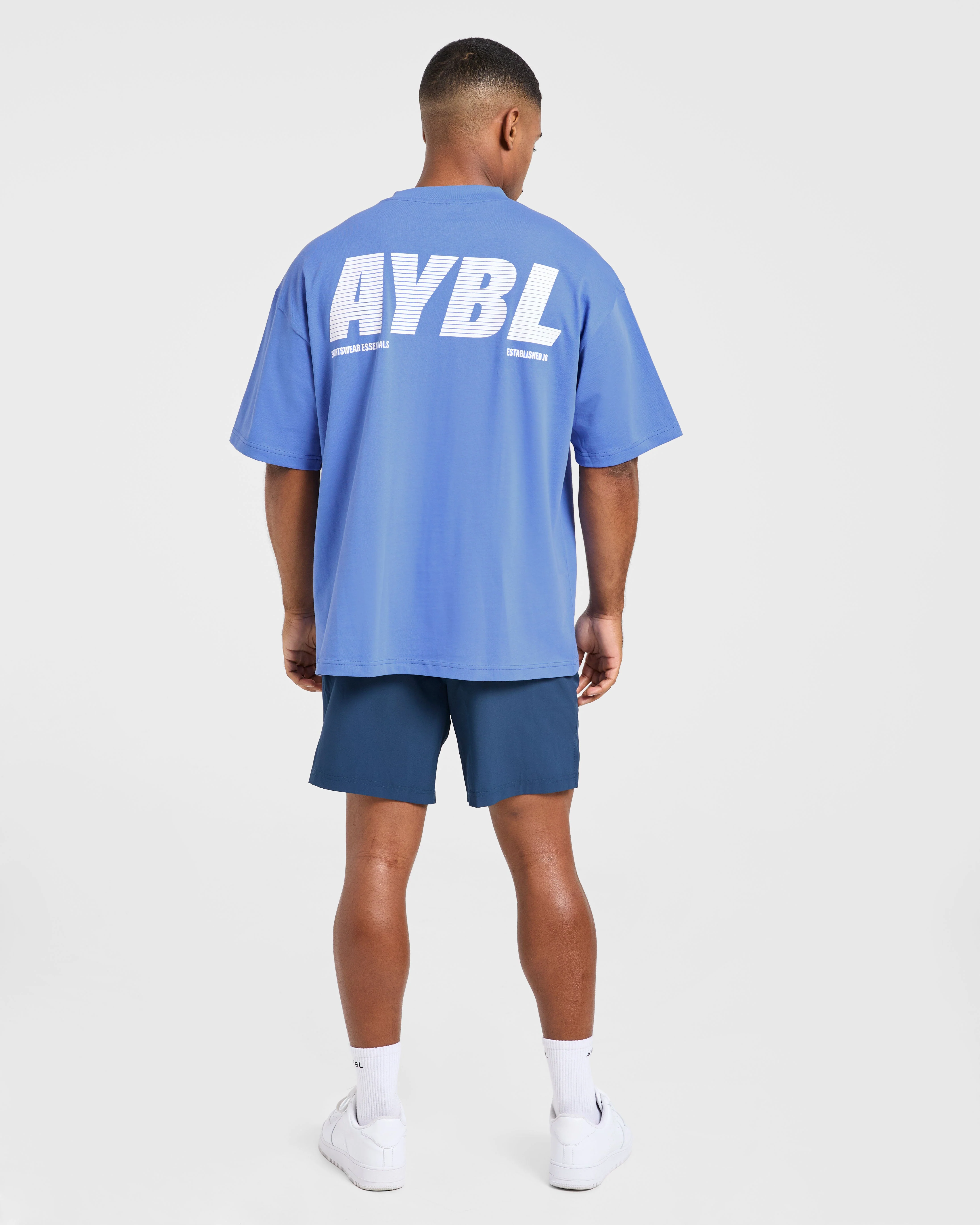Sportswear Essentials Oversized T Shirt - Indigo Bleu - Image 4