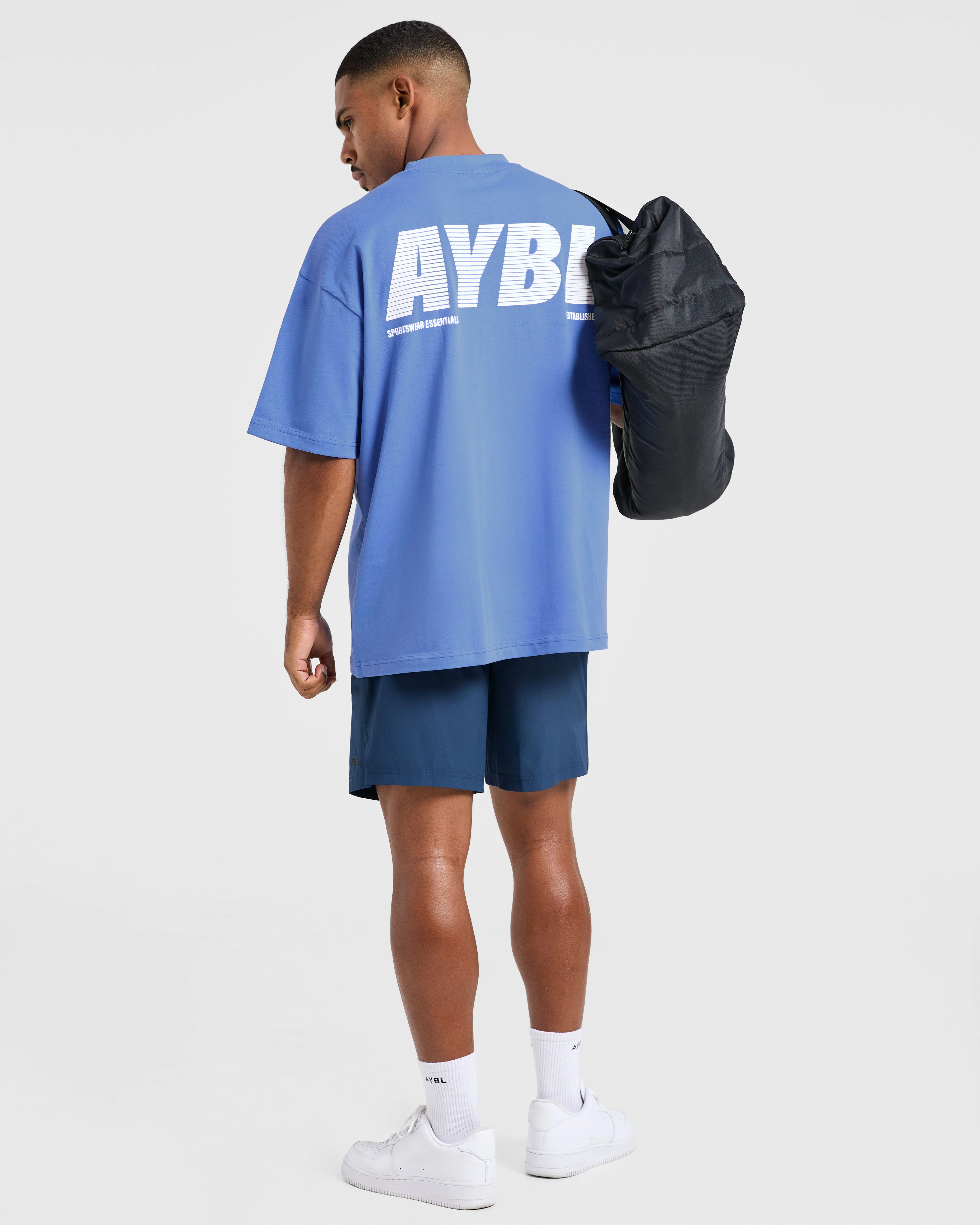 Sportswear Essentials Oversized T Shirt - Indigo Bleu - Image 8